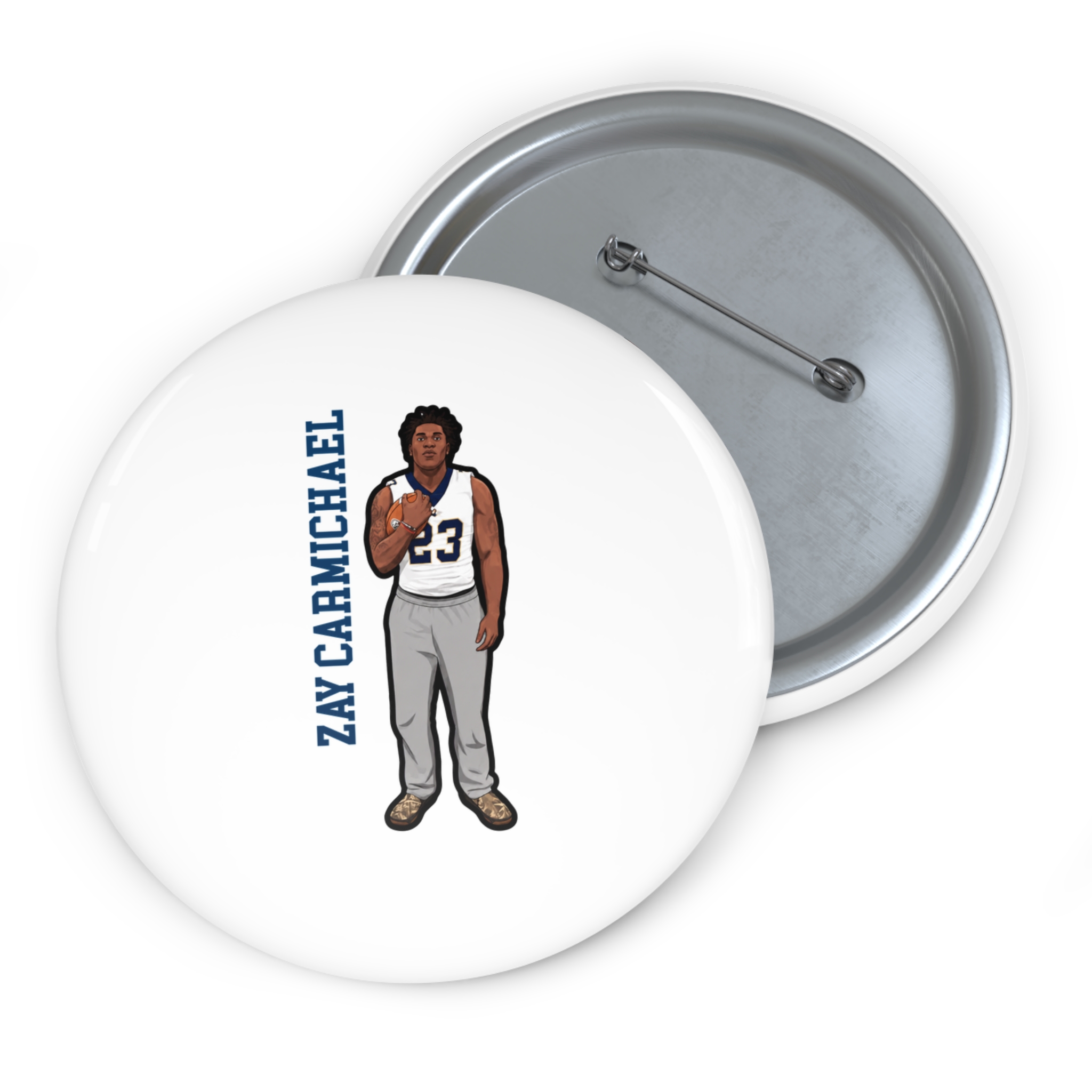 Game Day Pin — character_name_vertical in Classic