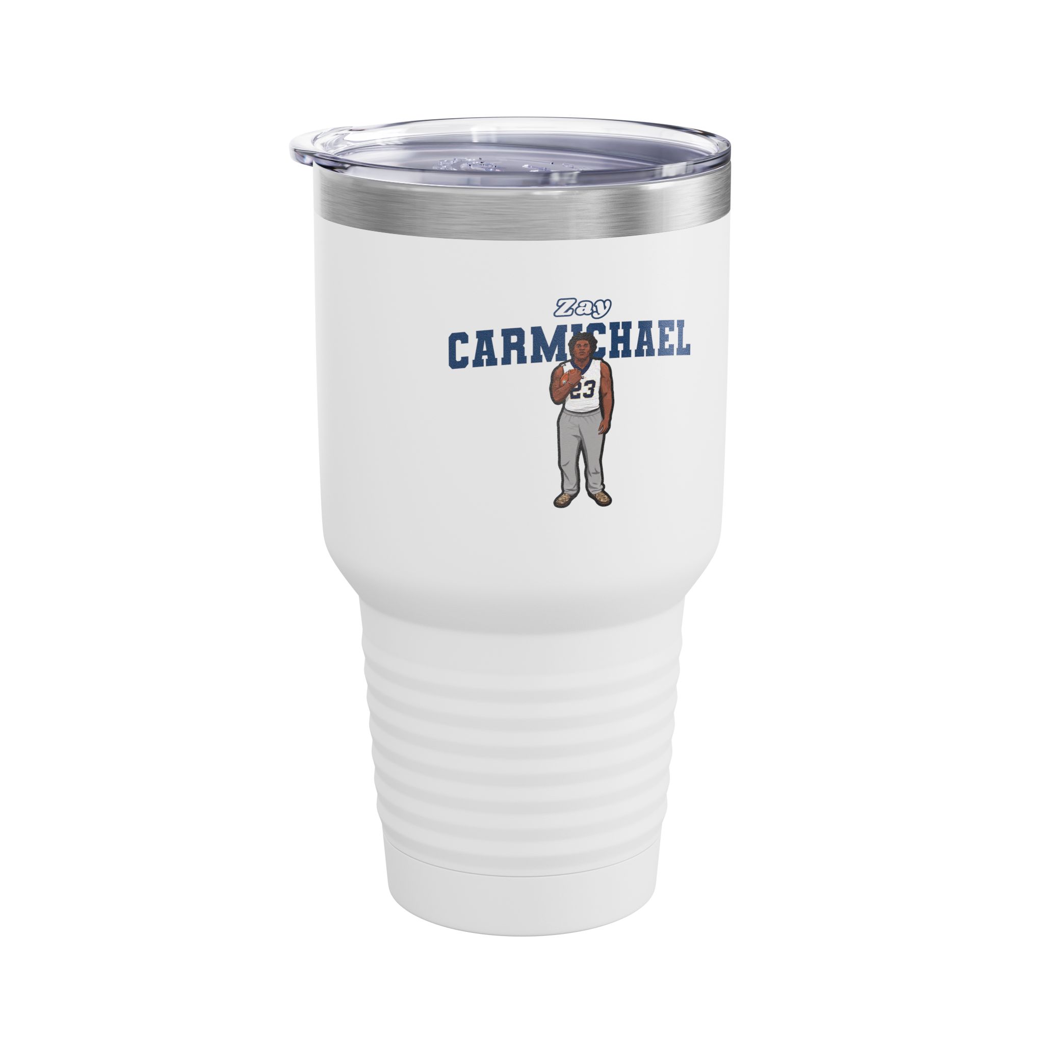 30oz Tumbler — character_name_arch in White