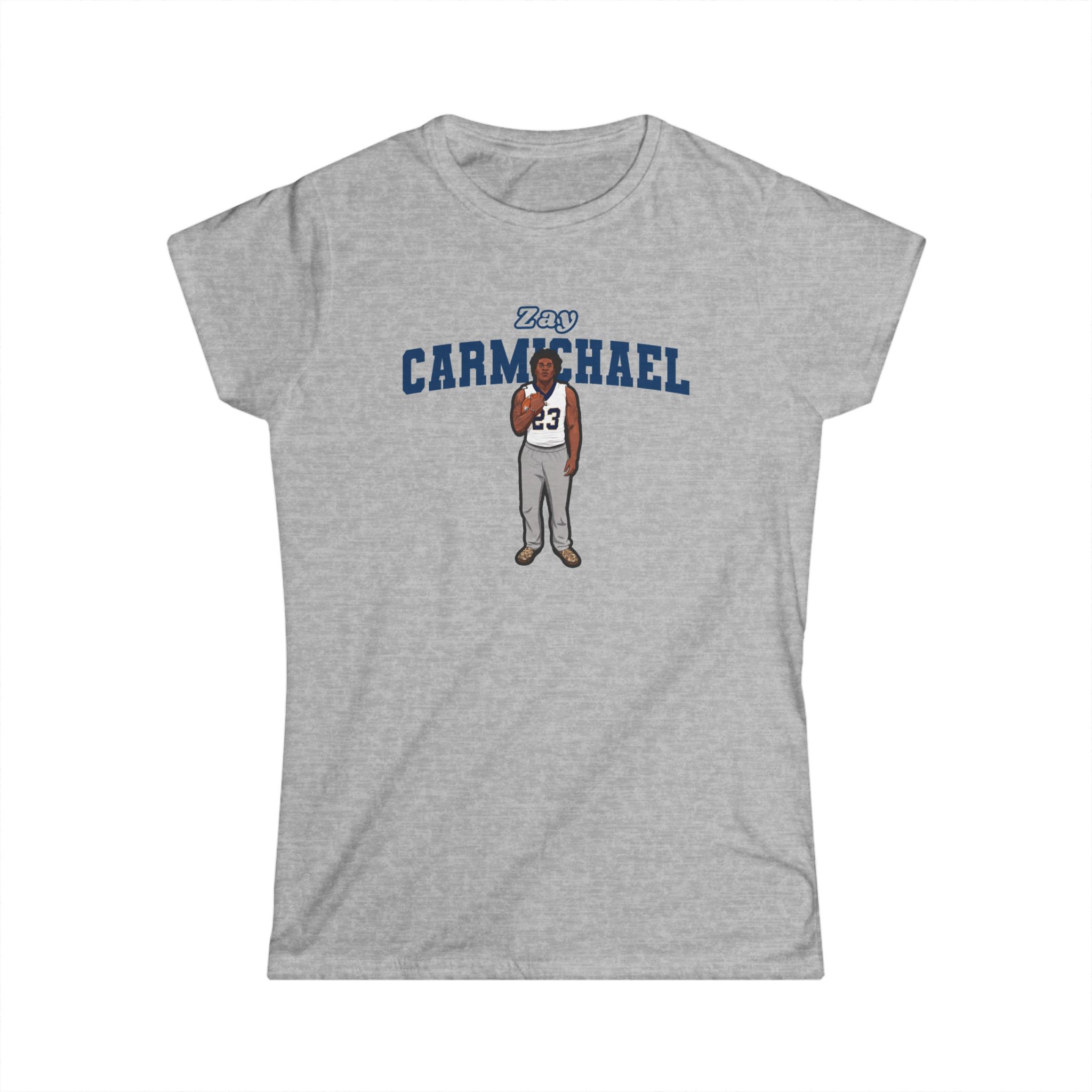 Women's Softstyle Tee — character_name_arch in Grey