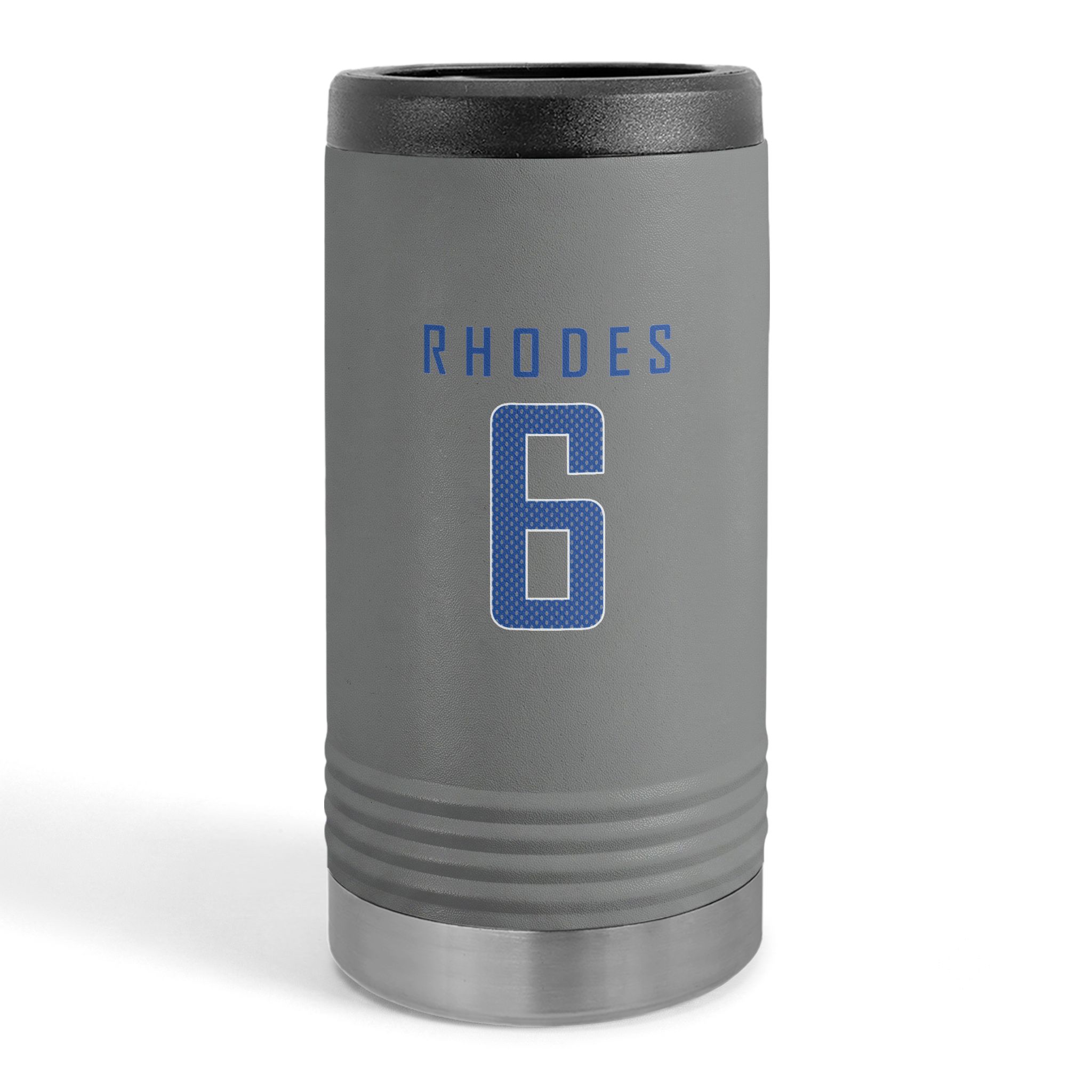 Slim Stainless Can Cooler — mesh_shirsey in Grey