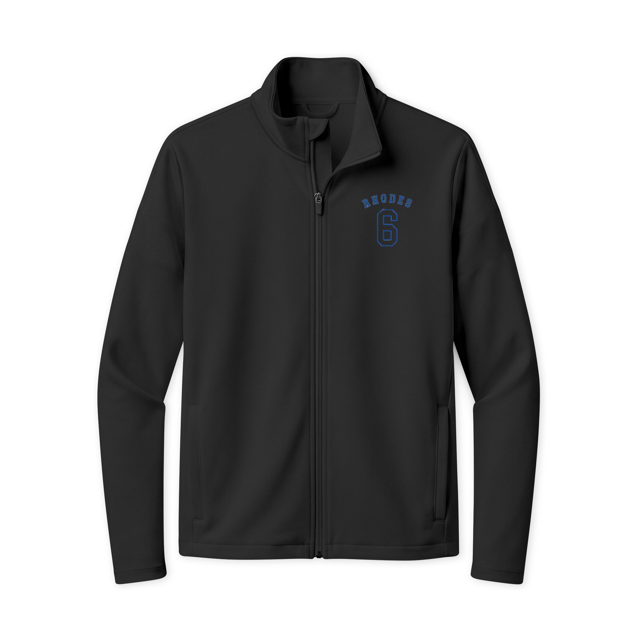 Travel Full-Zip Jacket — shirsey_arch in Black/ Black