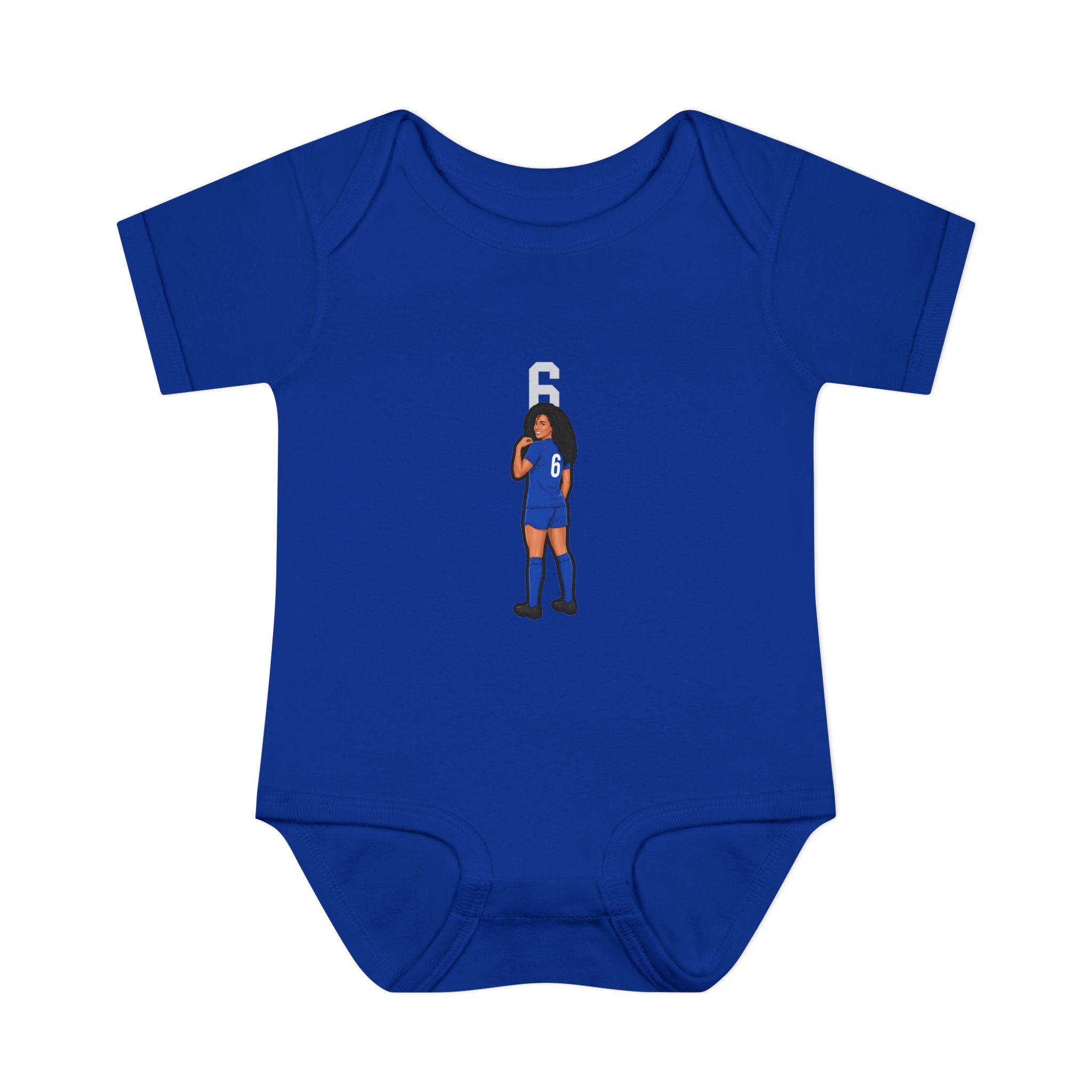 Baby Onesie — character_number_top in Royal