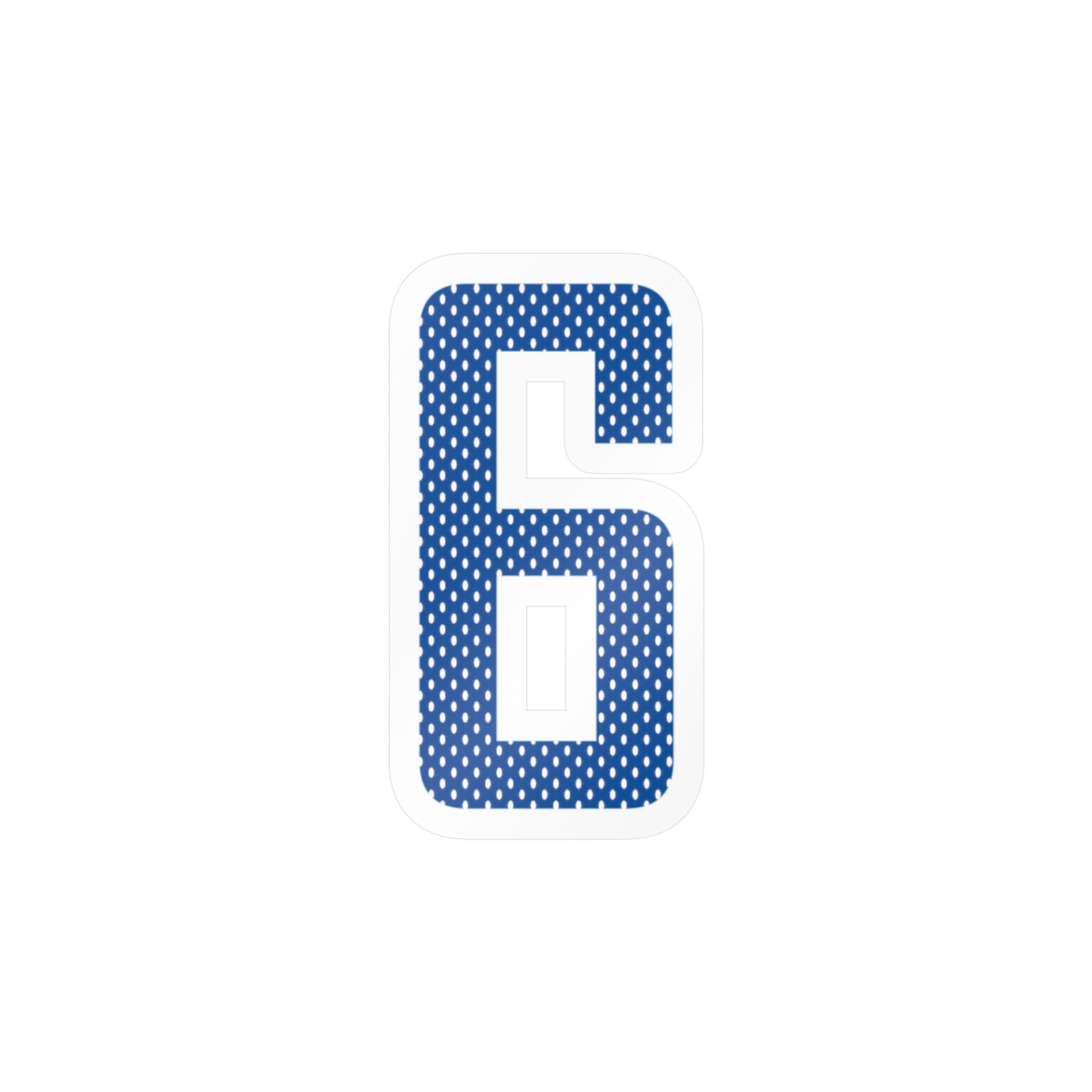 Vinyl Sticker — mesh_shirsey_number in Classic