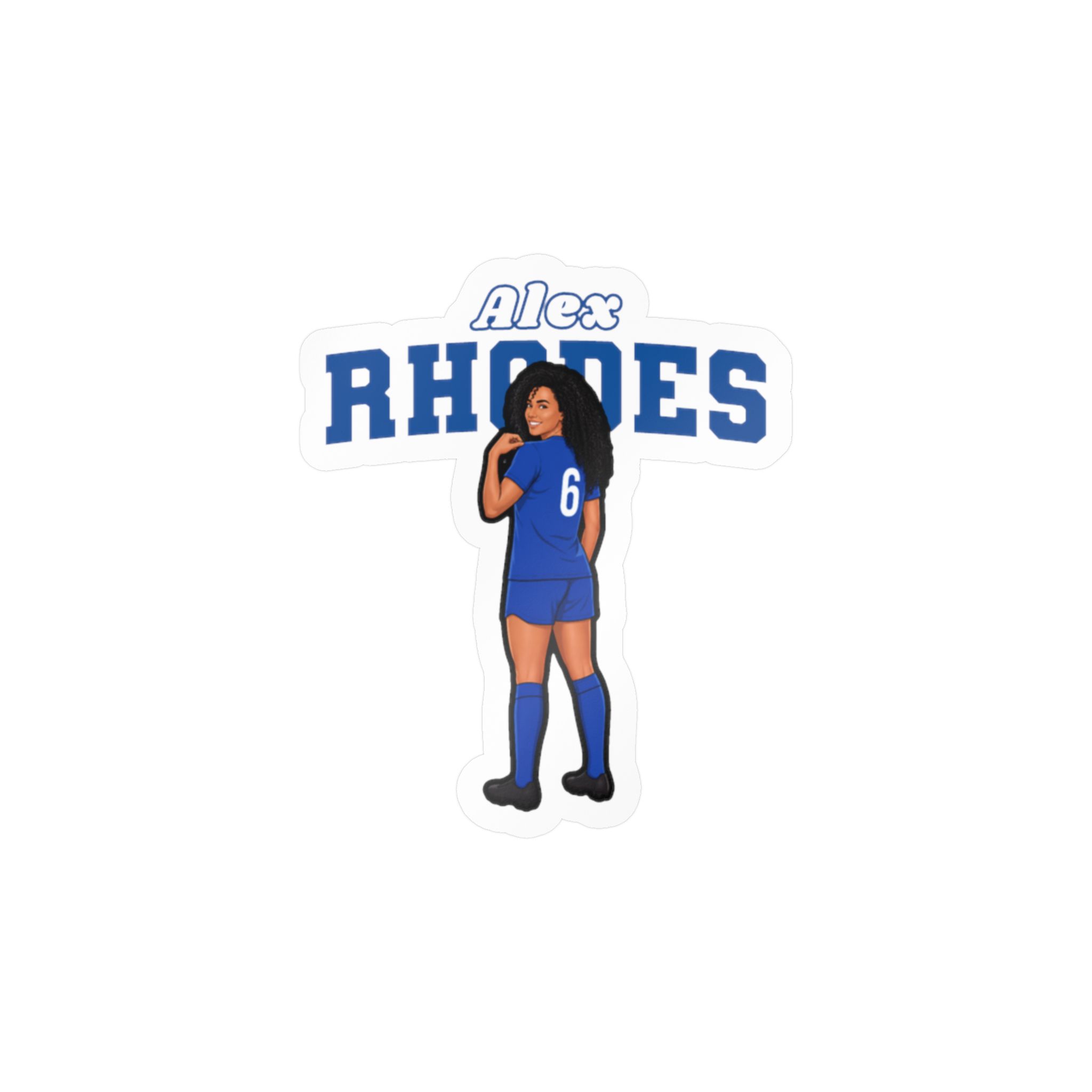 Vinyl Sticker — character_name_arch in Classic