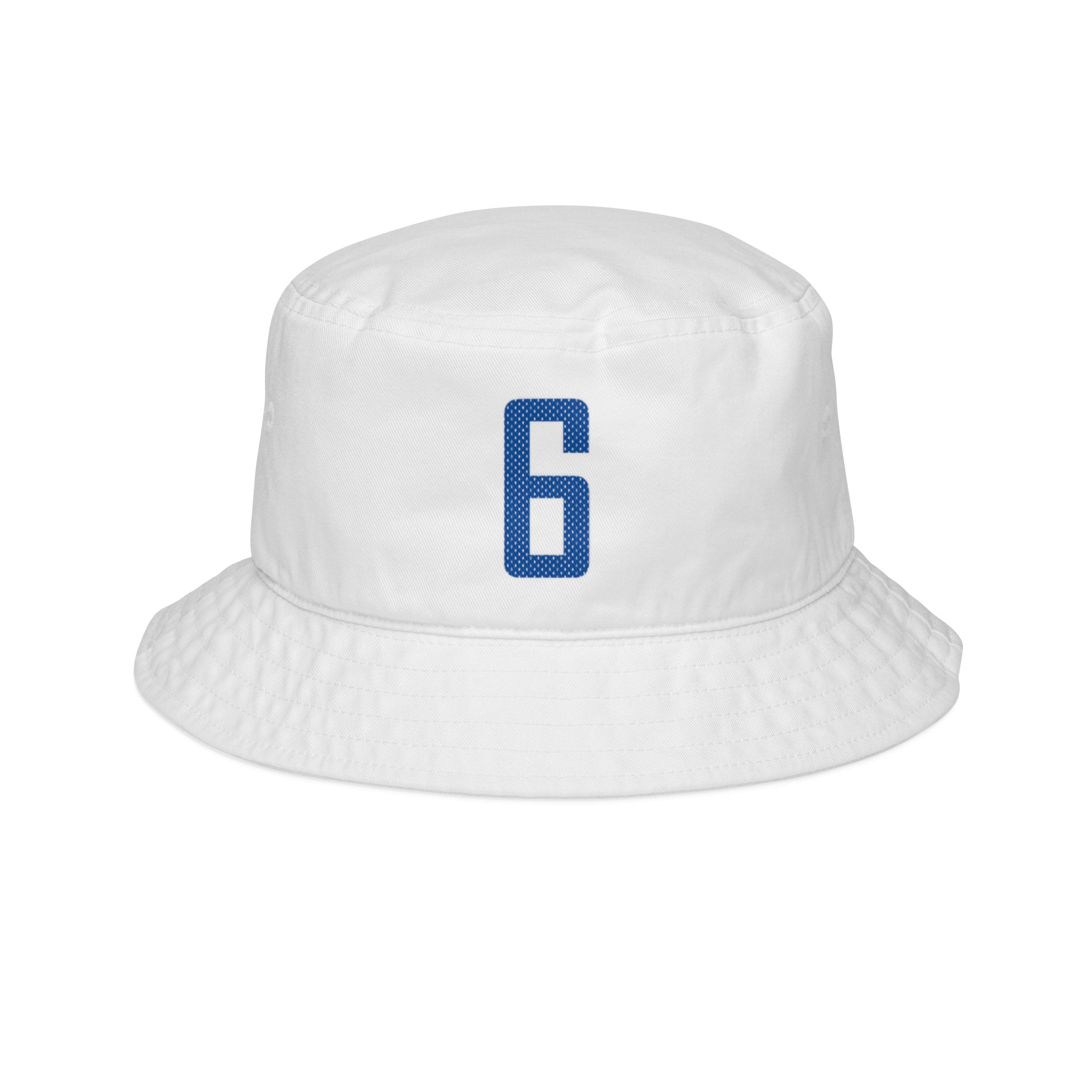 Bucket Hat — mesh_shirsey_number in White