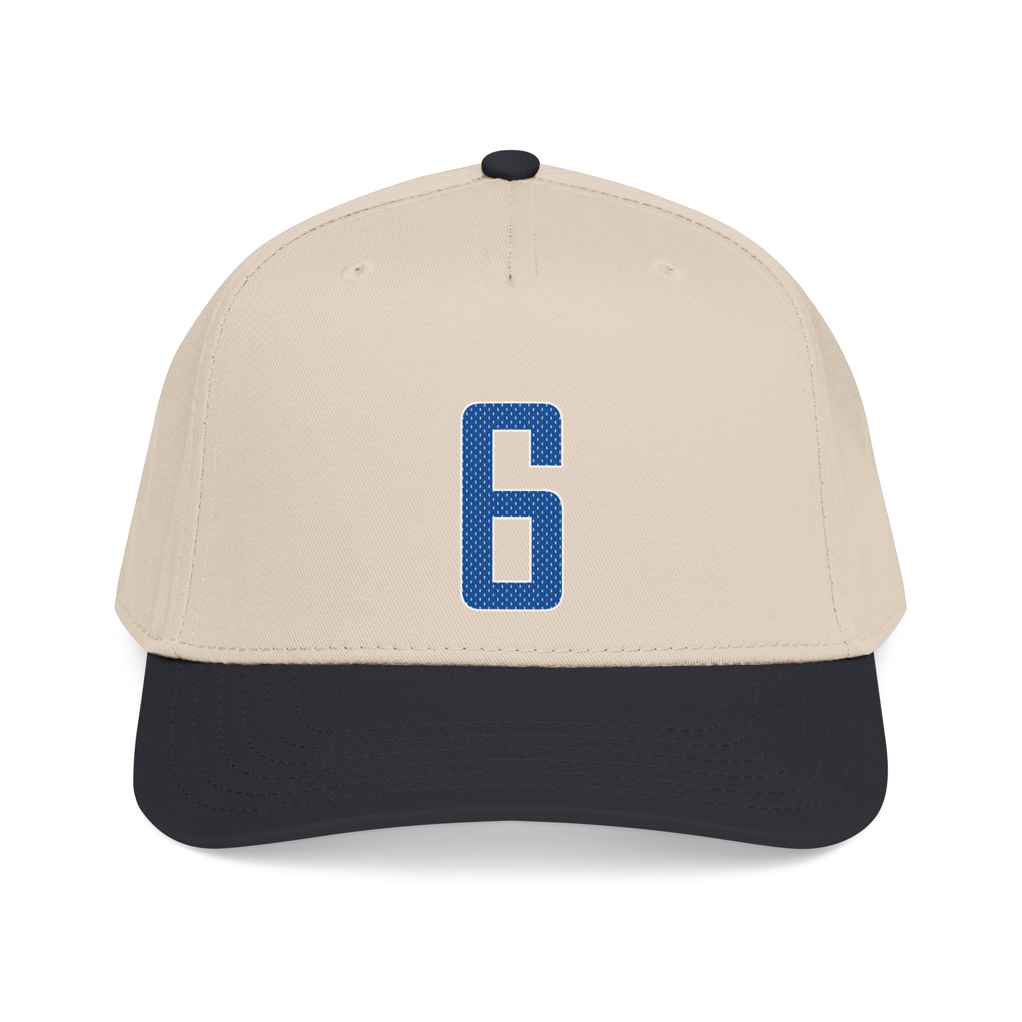 Baseball Cap — mesh_shirsey_number in Black / Natural