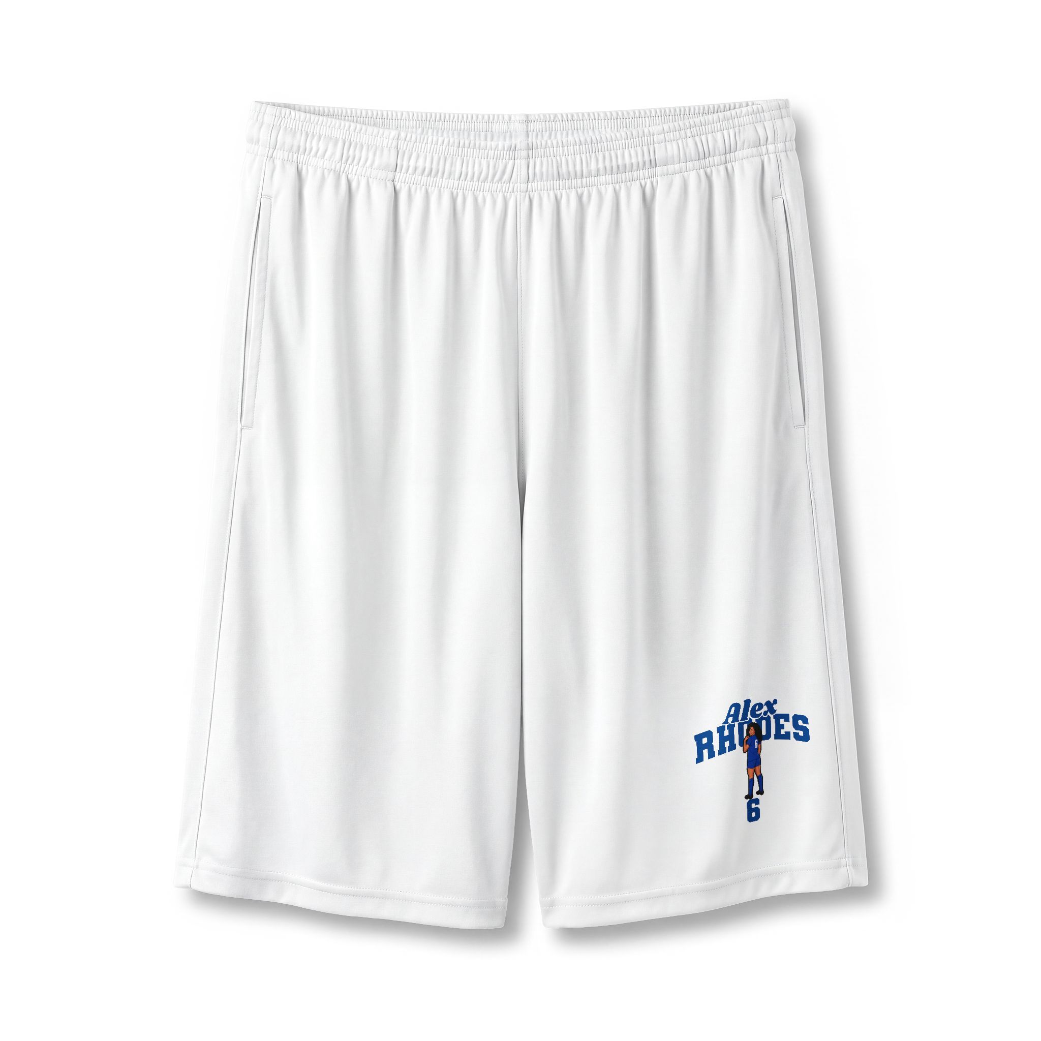 Shorts — character_signature_arch in White