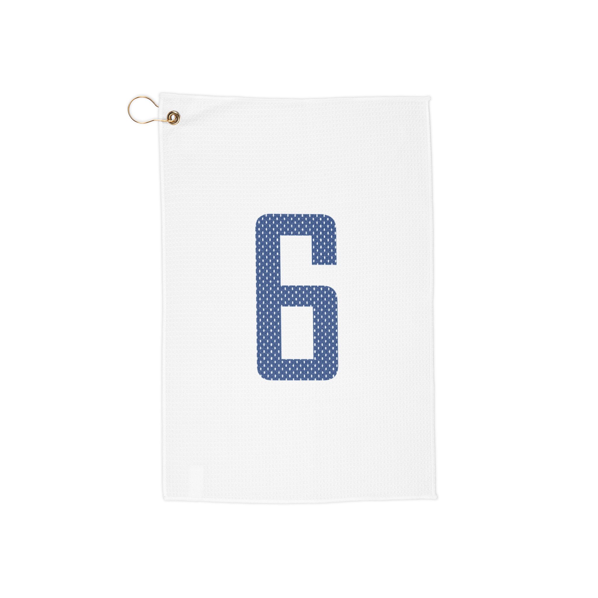 Golf Towel — mesh_shirsey_number in Classic