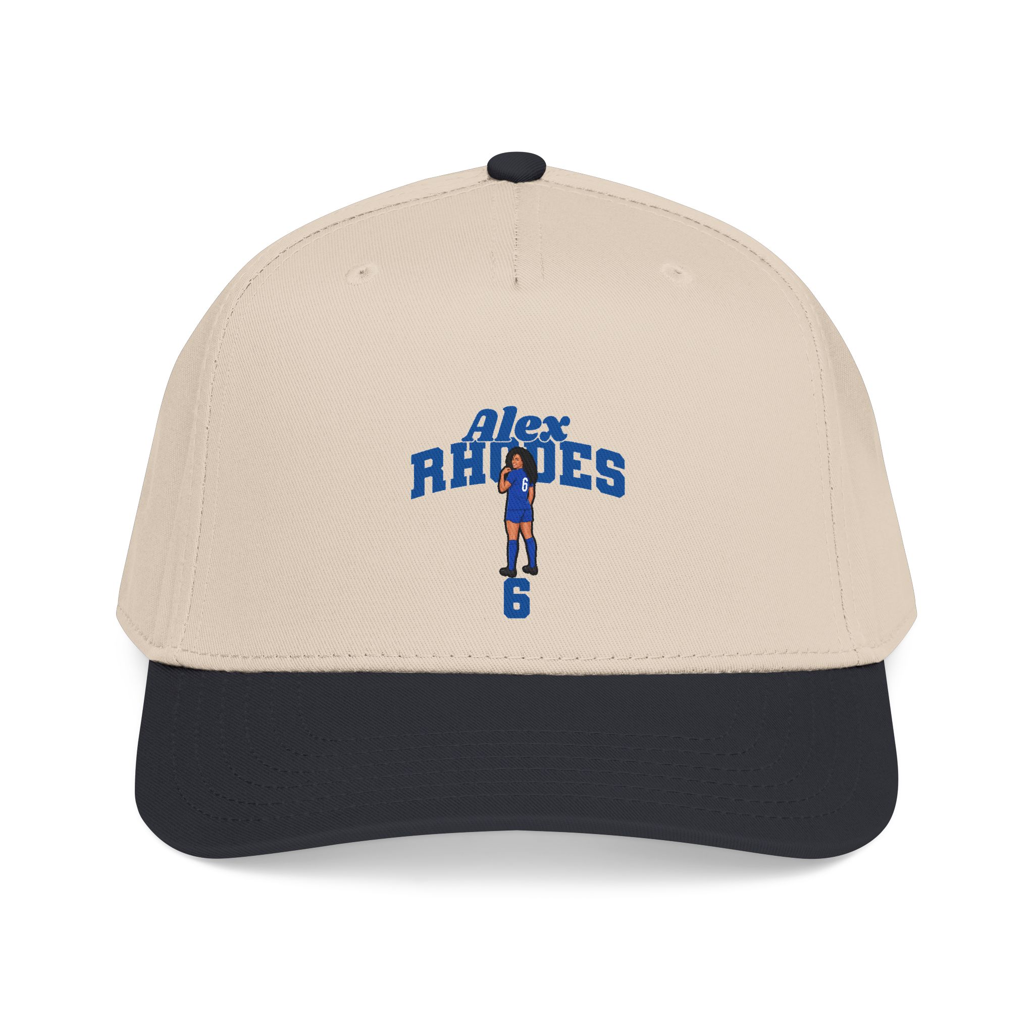 Baseball Cap — character_signature_arch in Black / Natural