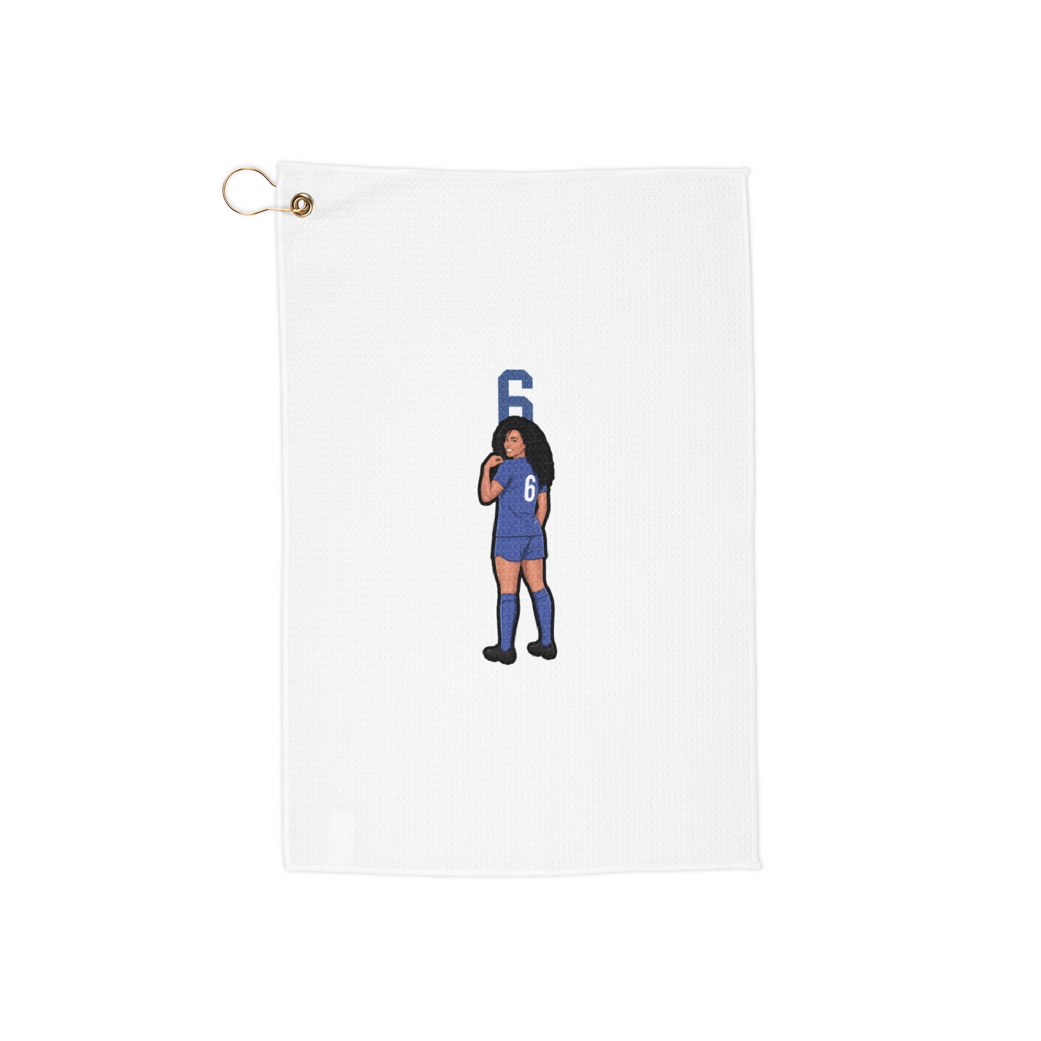 Golf Towel — character_number_top in Classic
