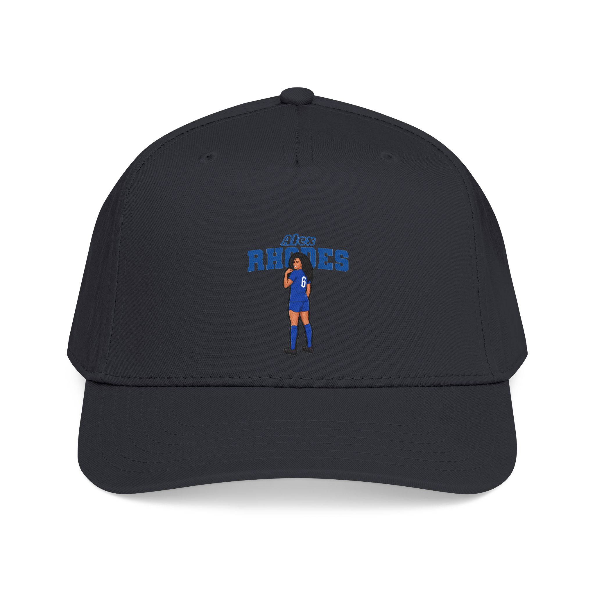Baseball Cap — character_name_arch in Black