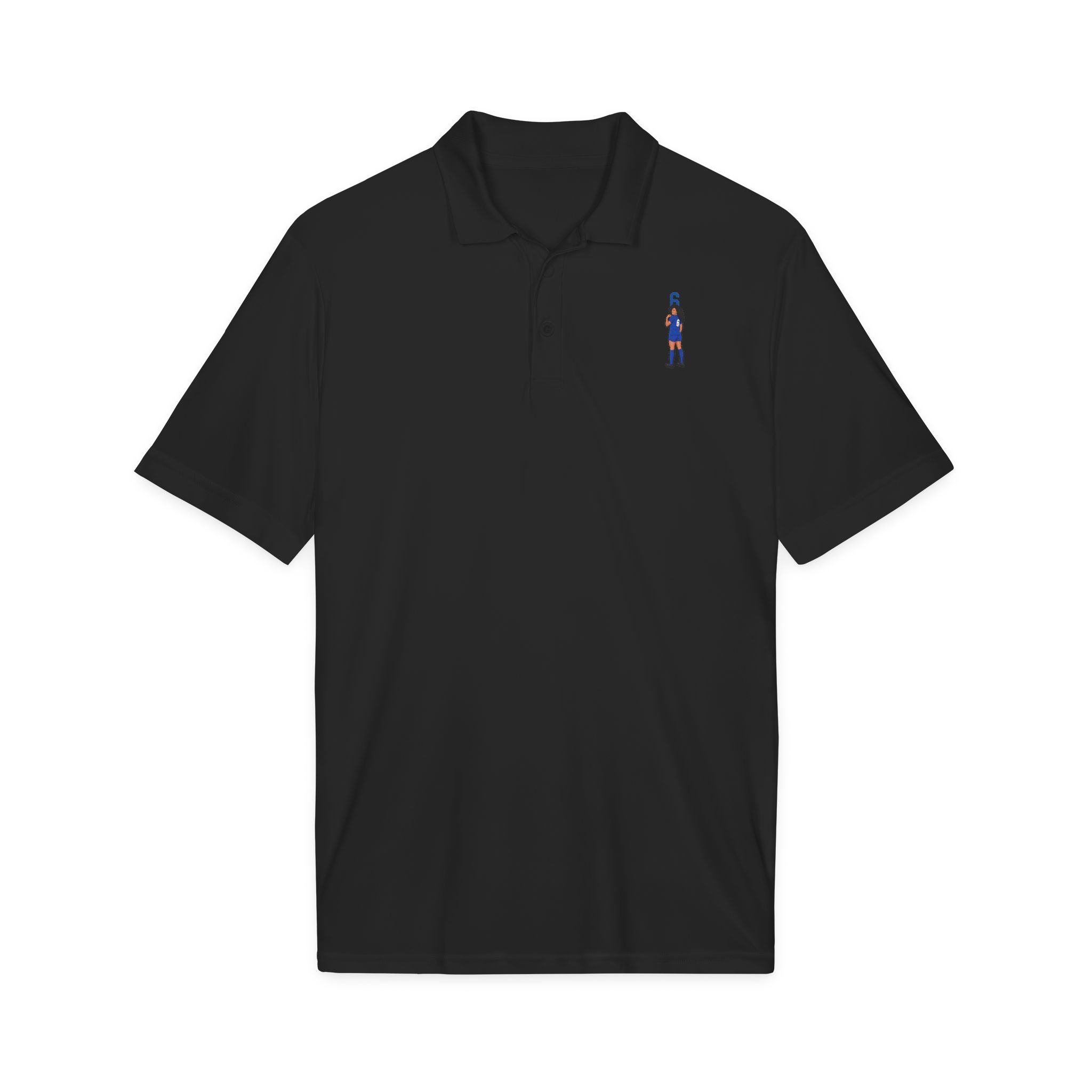 Polo — character_number_top in Black