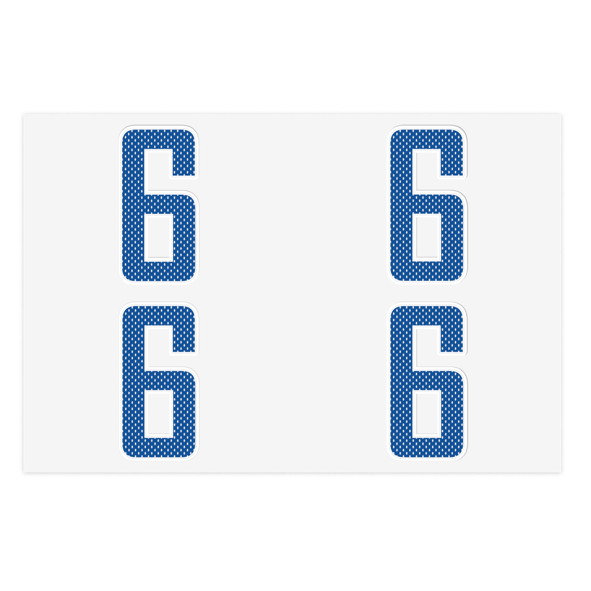 Sticker Sheet — mesh_shirsey_number in Classic
