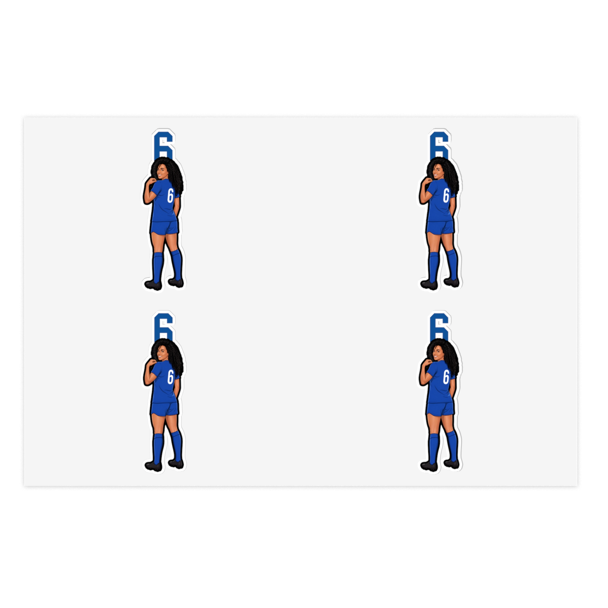 Sticker Sheet — character_number_top in Classic