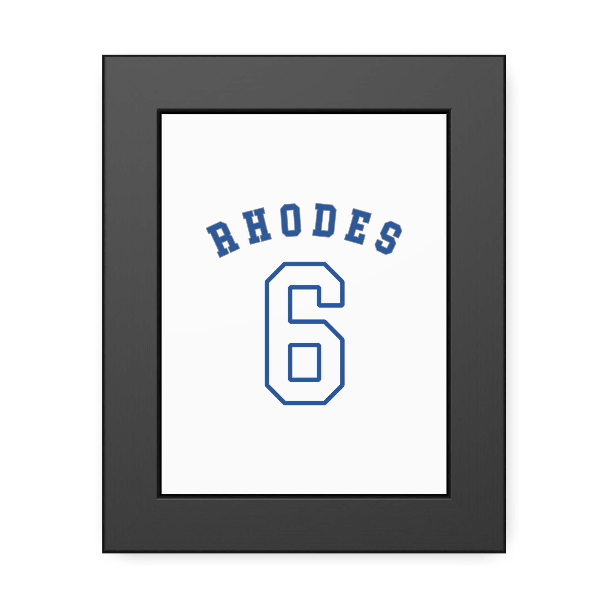 Framed Poster — shirsey_arch in Black