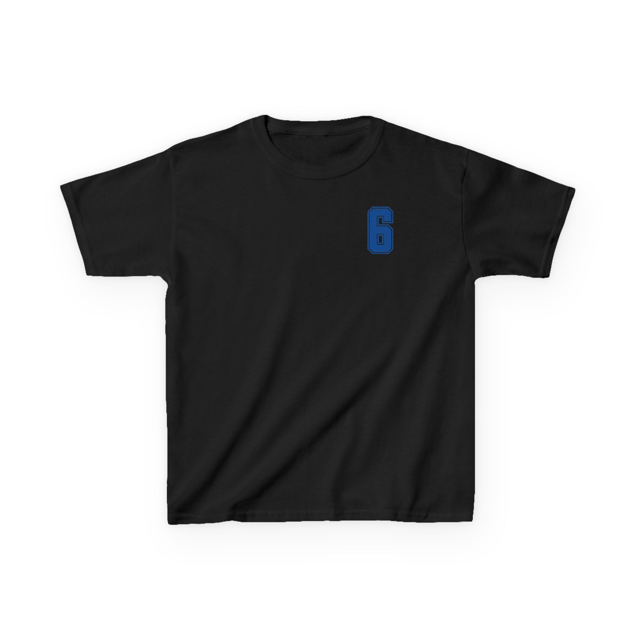 Youth Tee — chest_back in Black