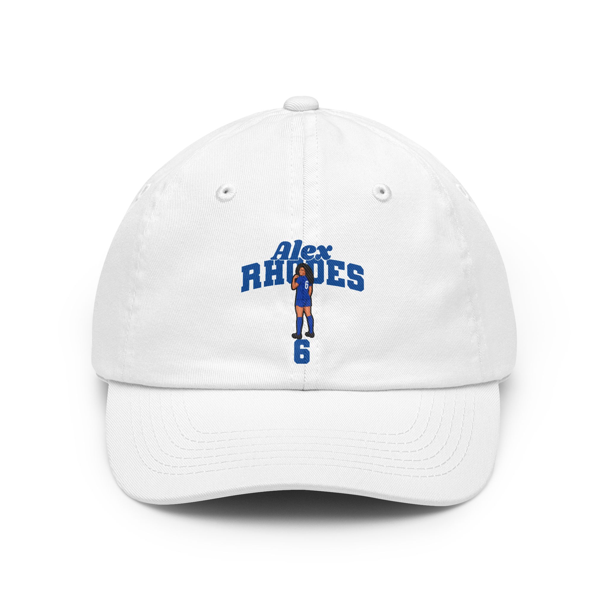 Classic Cap — character_signature_arch in White