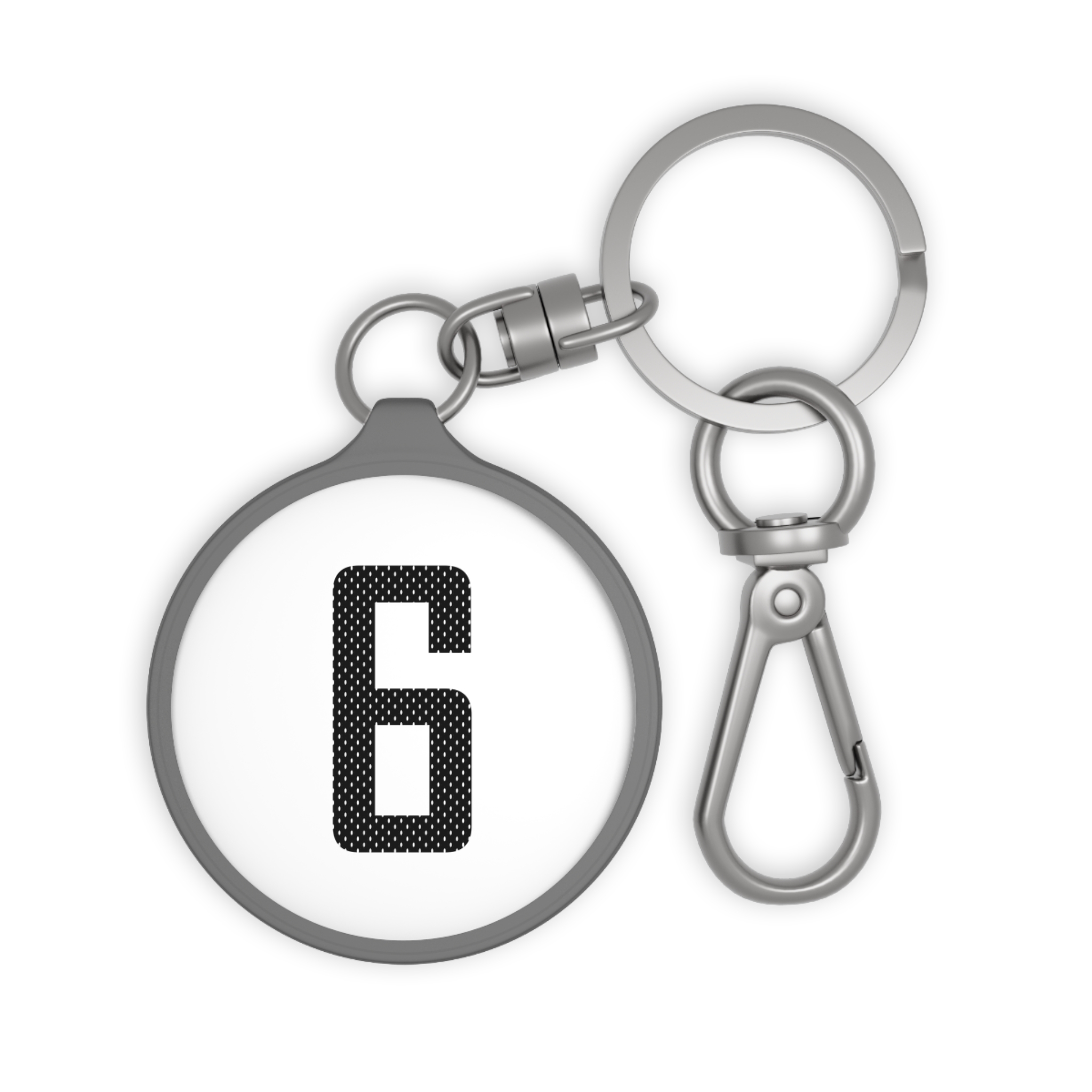 Keychain — mesh_shirsey_number in Grey