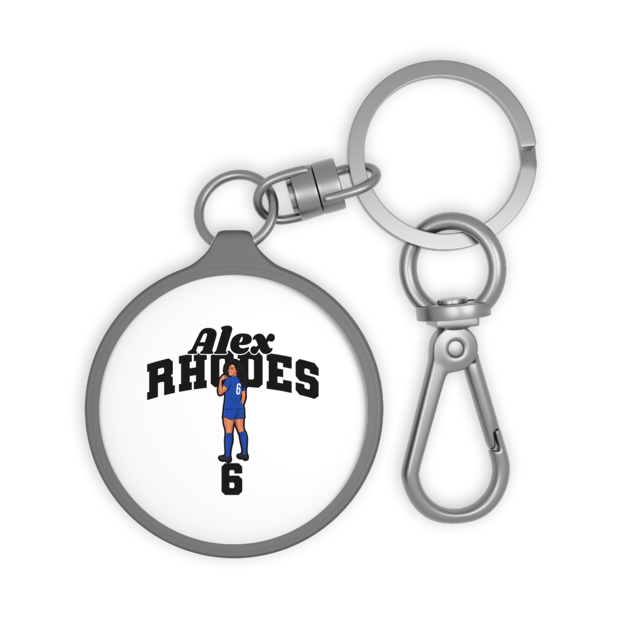 Keychain — character_signature_arch in Grey