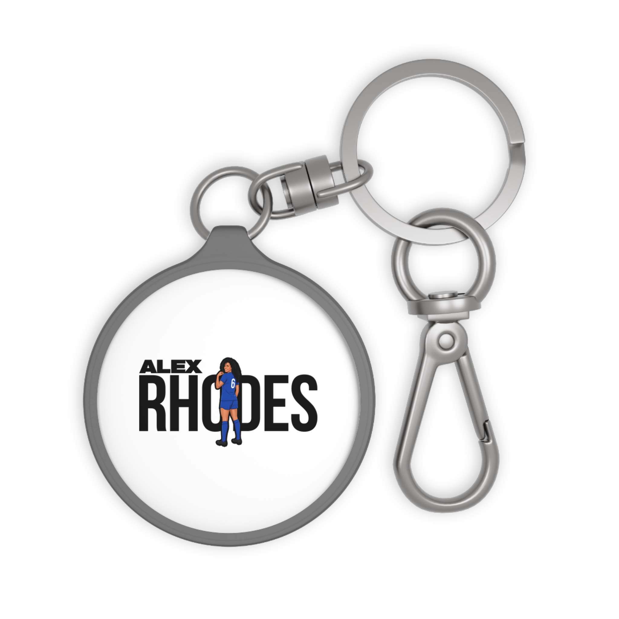Keychain — character_player_name in Grey