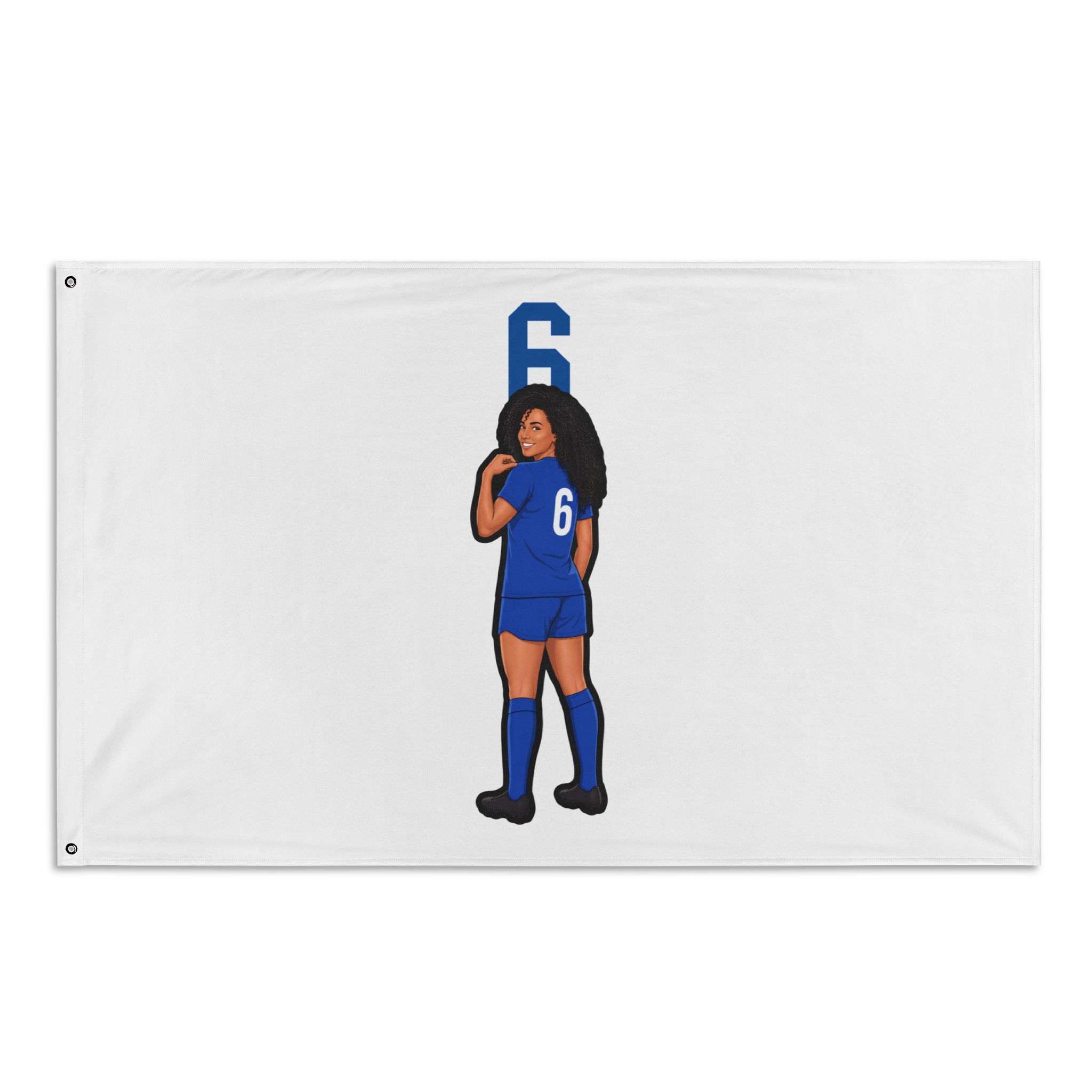 Flag (35 × 56 in) — character_number_top in Classic