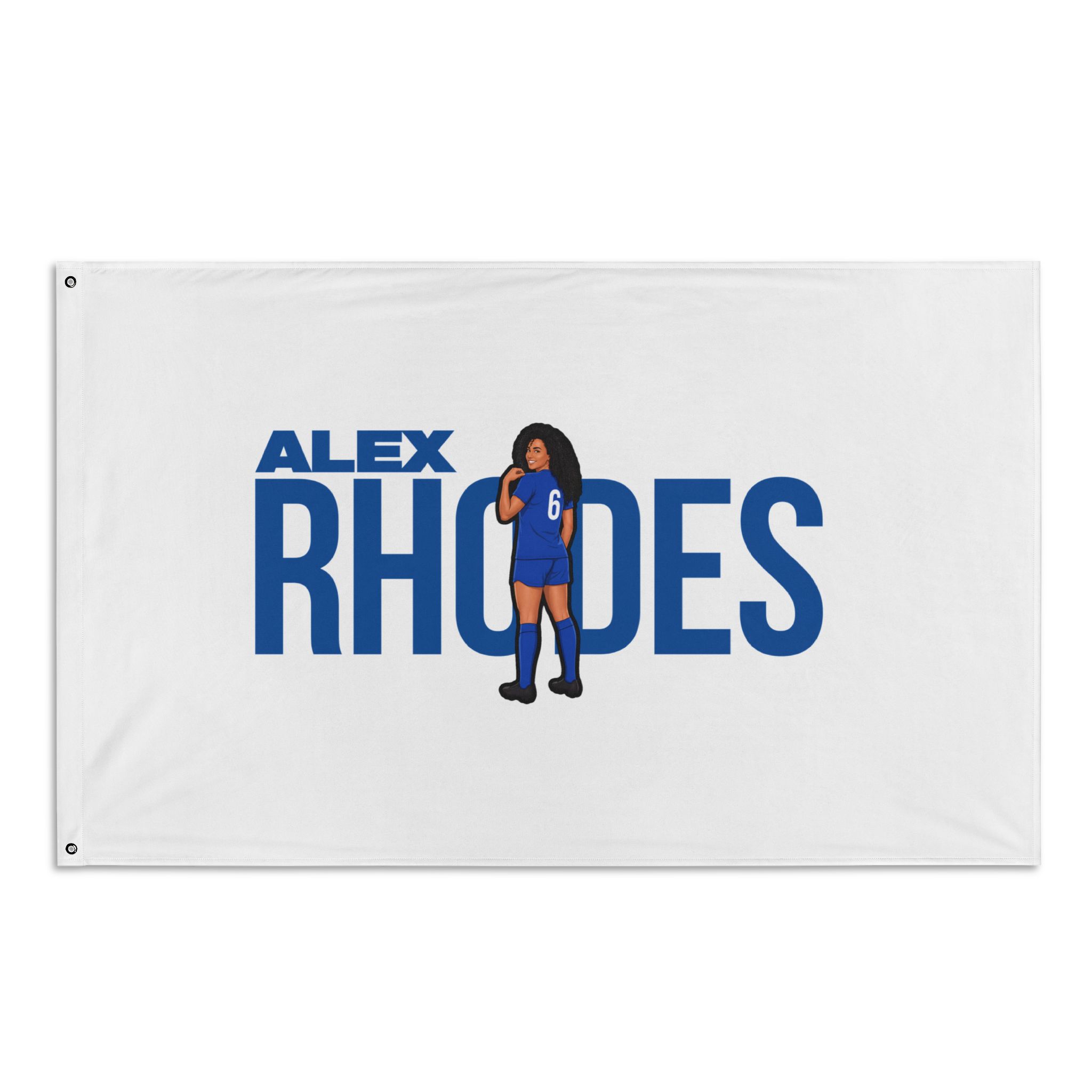 Flag (35 × 56 in) — character_player_name in Classic
