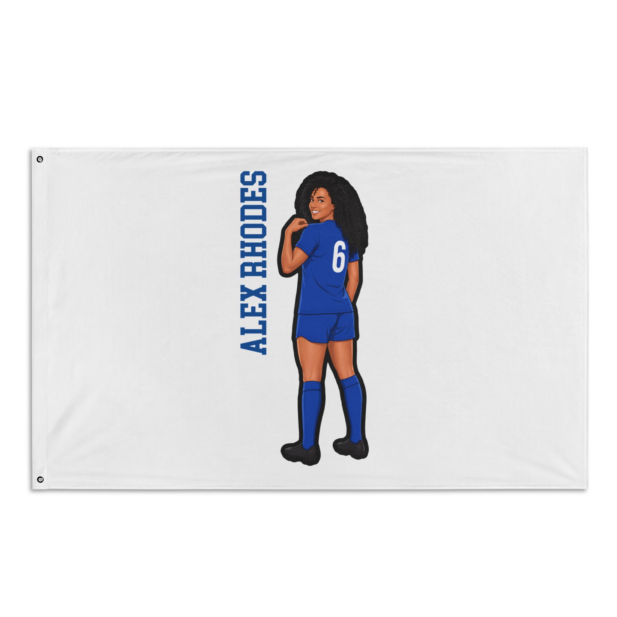 Flag (35 × 56 in) — character_name_vertical in Classic