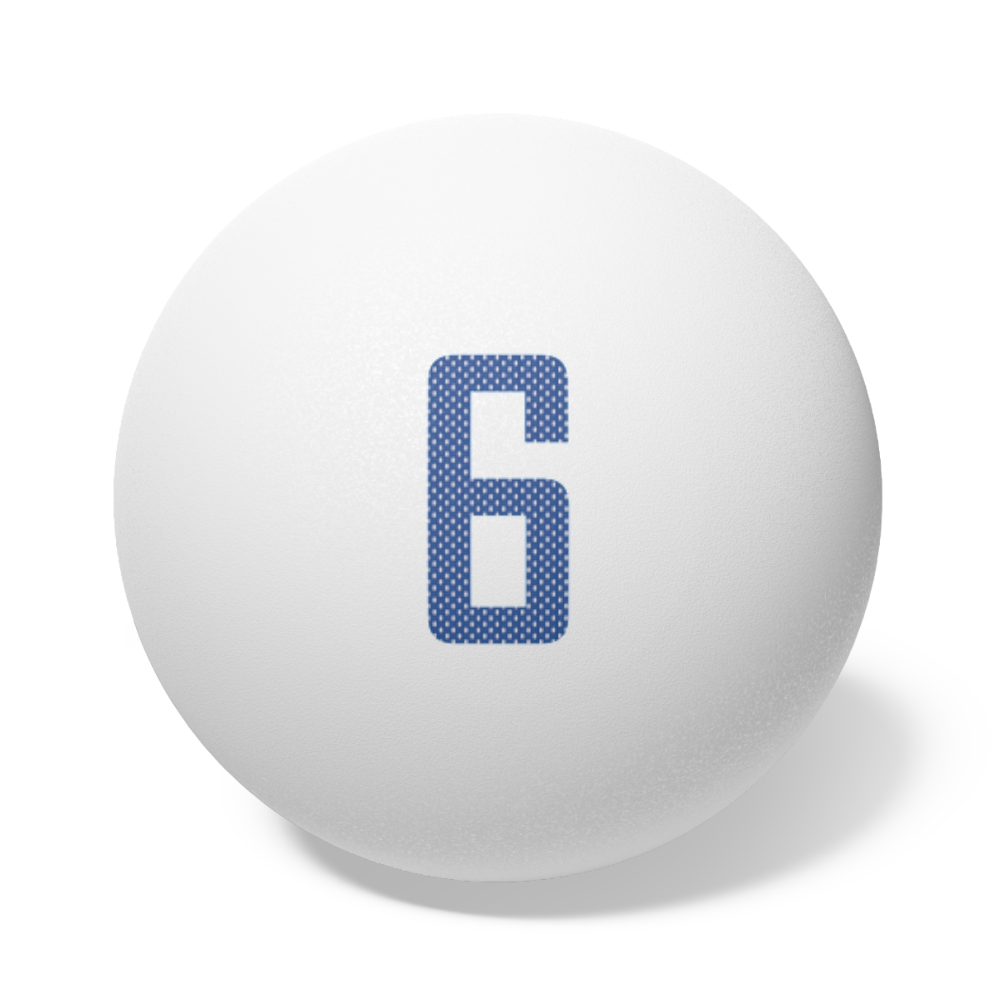 Ping Pong Balls, 6 pcs — mesh_shirsey_number in White