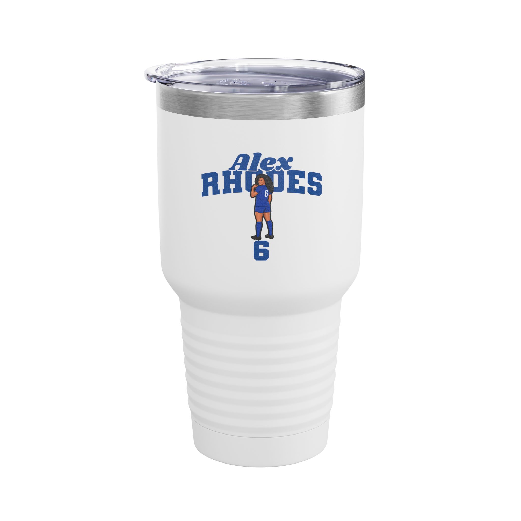 30oz Tumbler — character_signature_arch in White