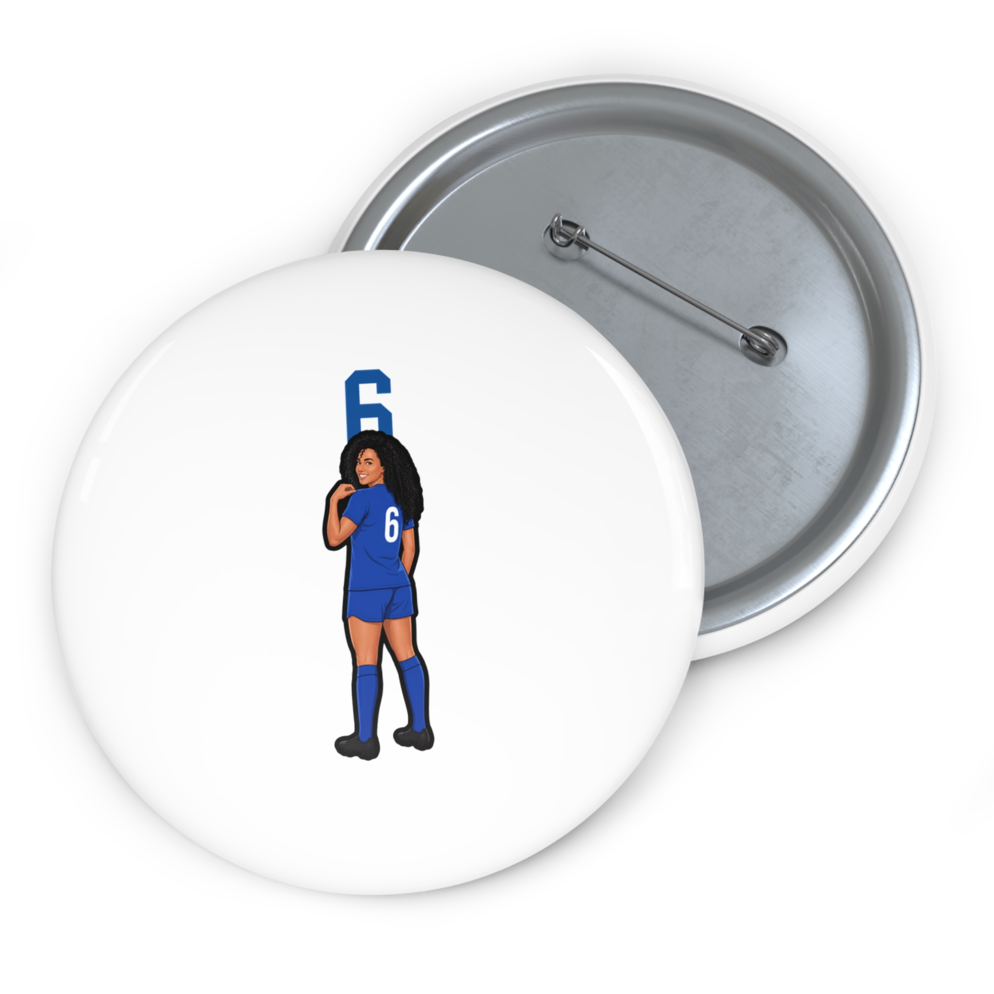Game Day Pin — character_number_top in Classic