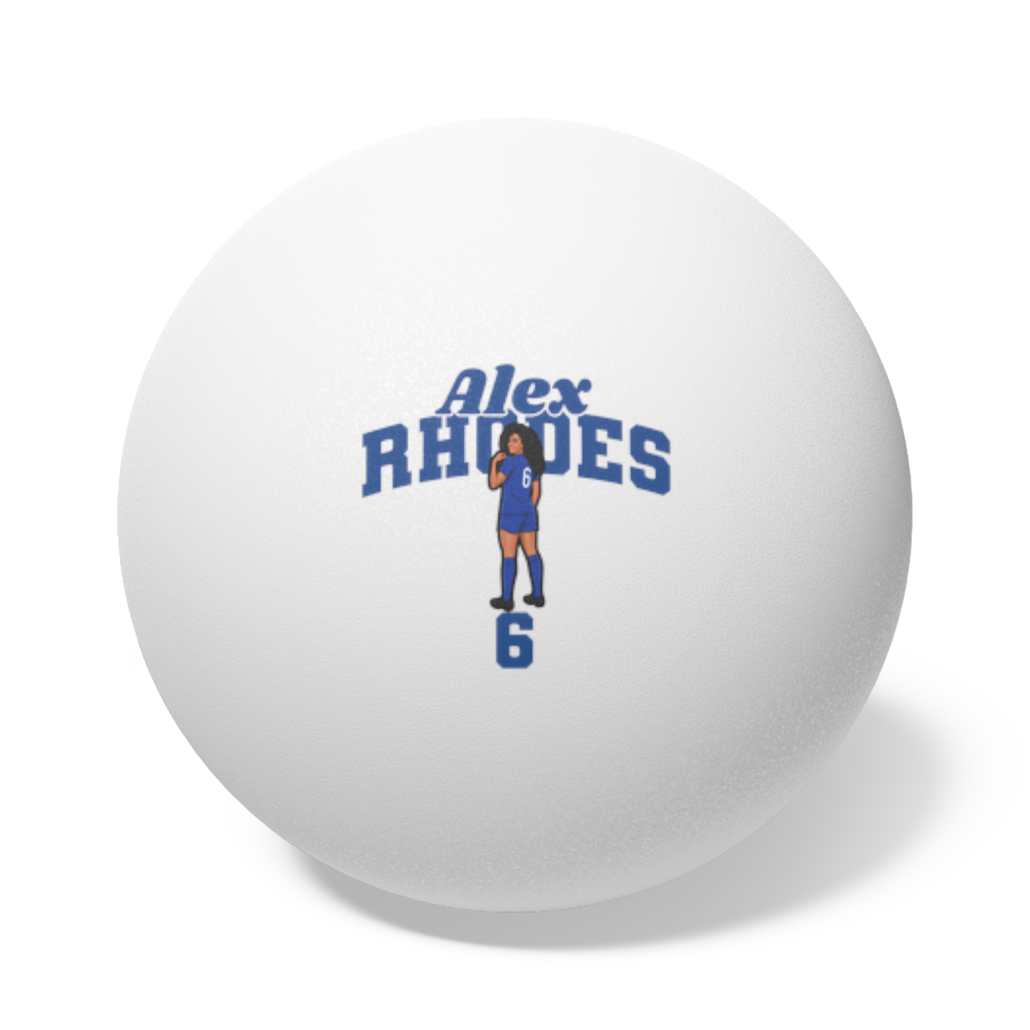 Ping Pong Balls, 6 pcs — character_signature_arch in White
