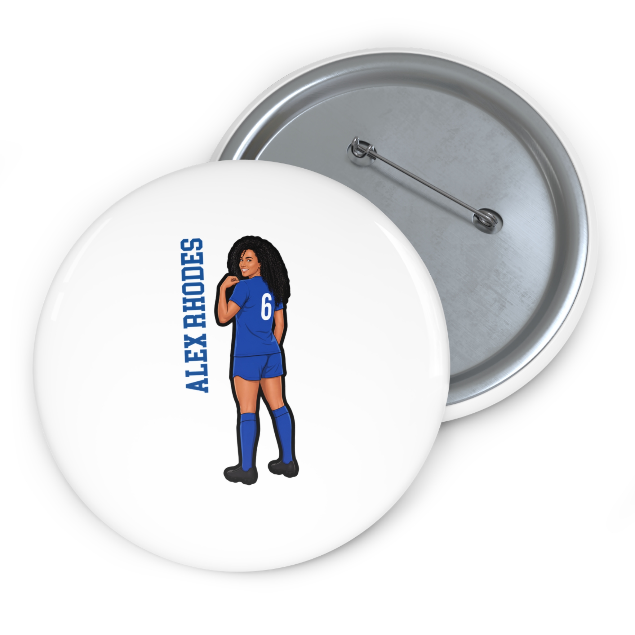 Game Day Pin — character_name_vertical in Classic