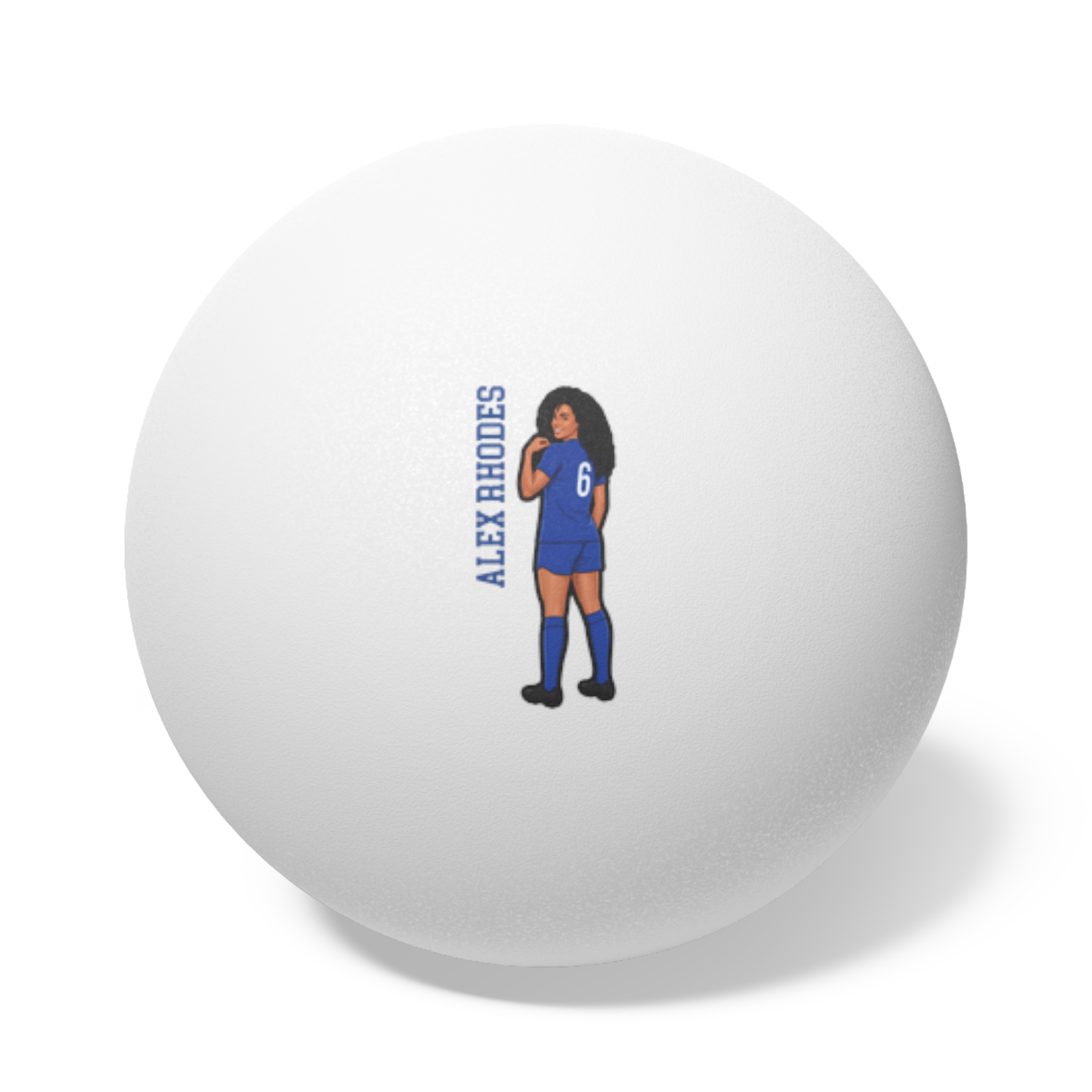 Ping Pong Balls, 6 pcs — character_name_vertical in White