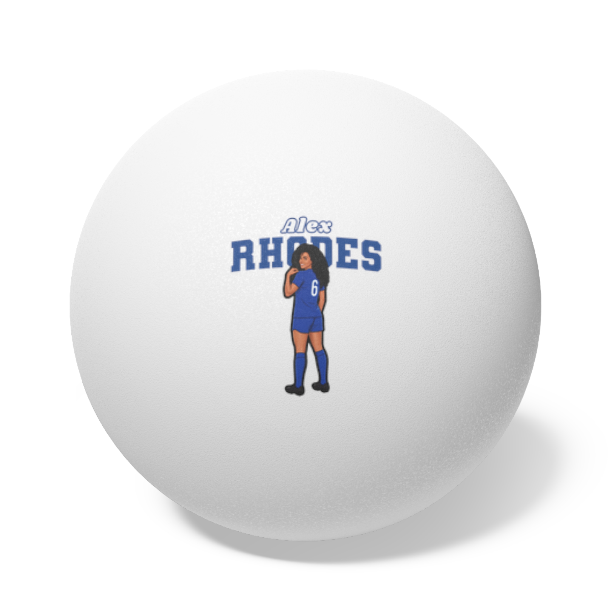 Ping Pong Balls, 6 pcs — character_name_arch in White