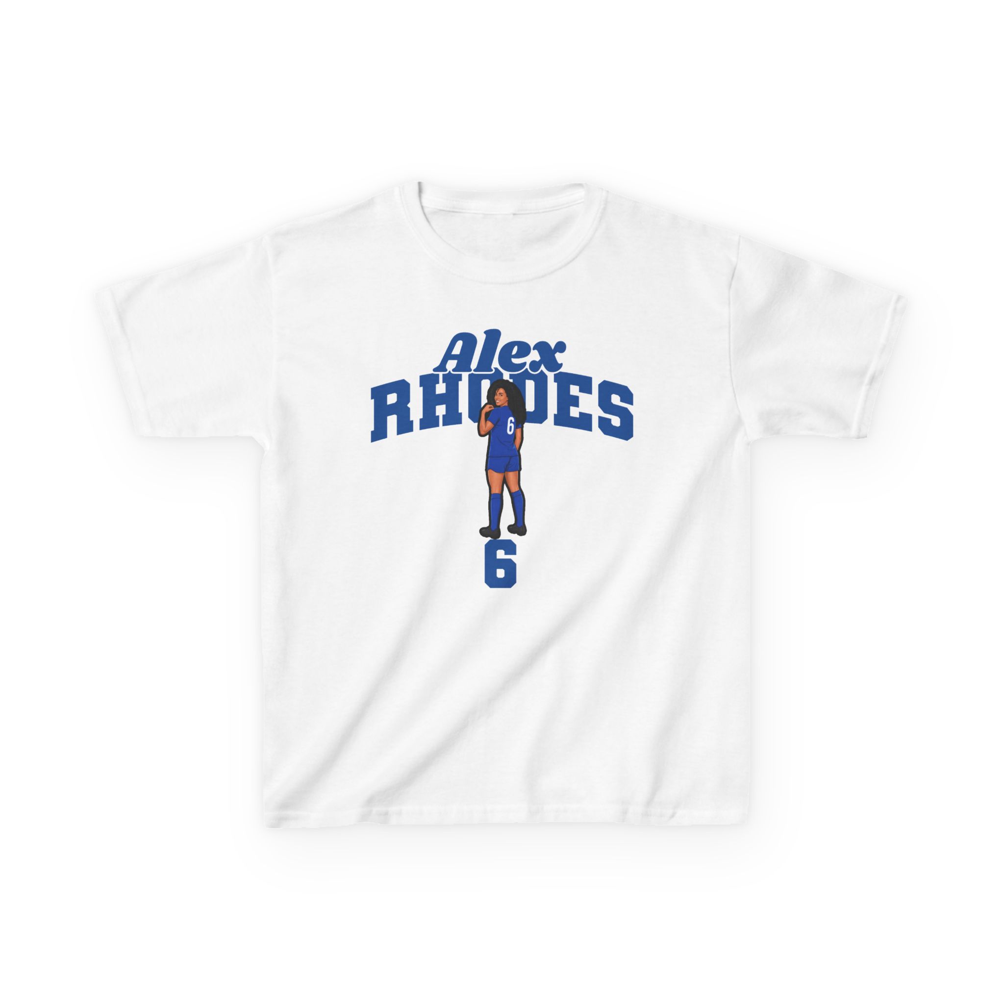 Youth Tee — character_signature_arch in White