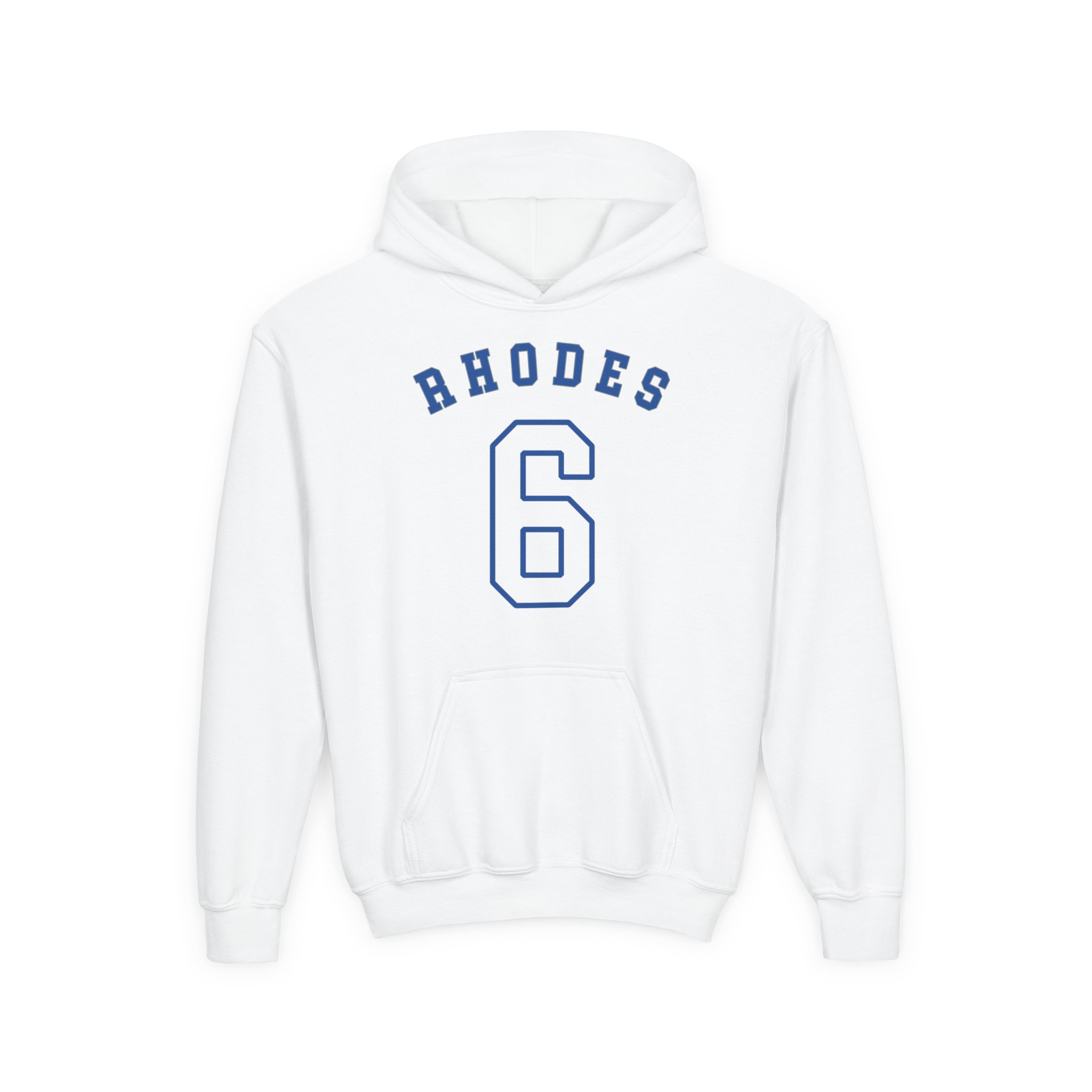 Youth Hoodie — shirsey_arch in White