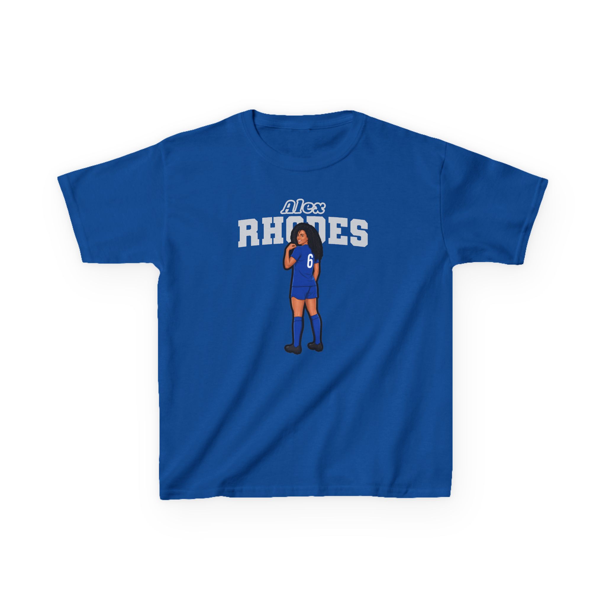 Youth Tee — character_name_arch in Royal