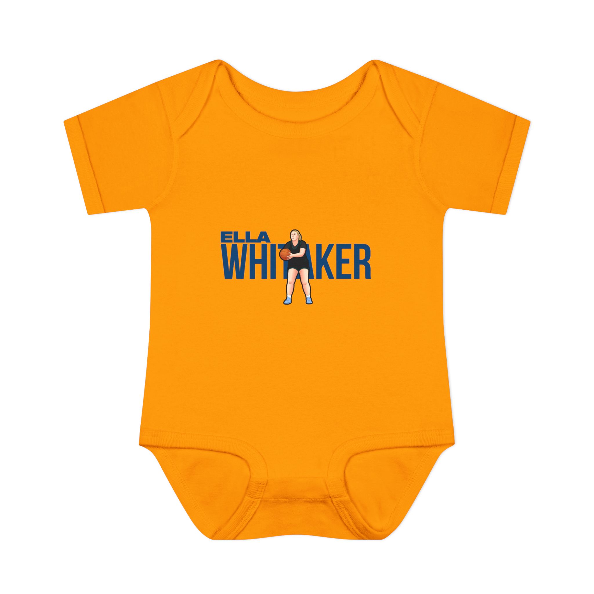 Baby Onesie — character_player_name in Gold