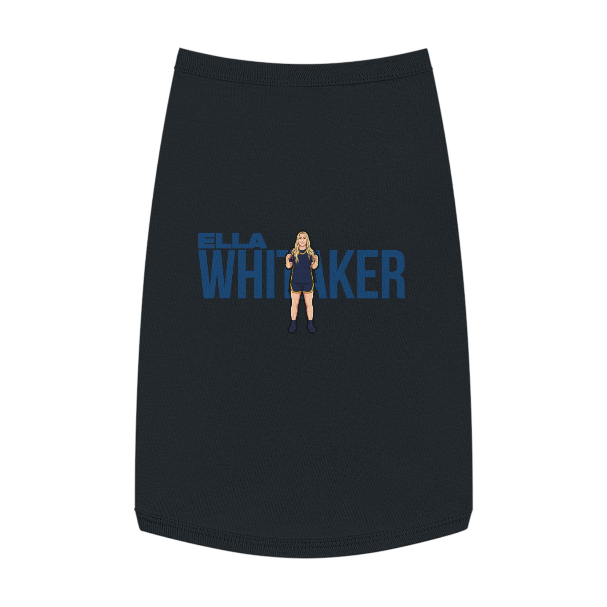 Pet Tank Top — character_player_name in White