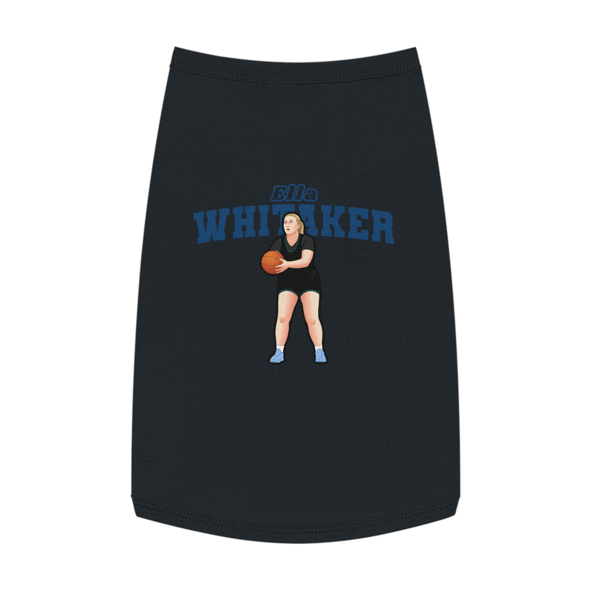 Pet Tank Top — character_name_arch in White