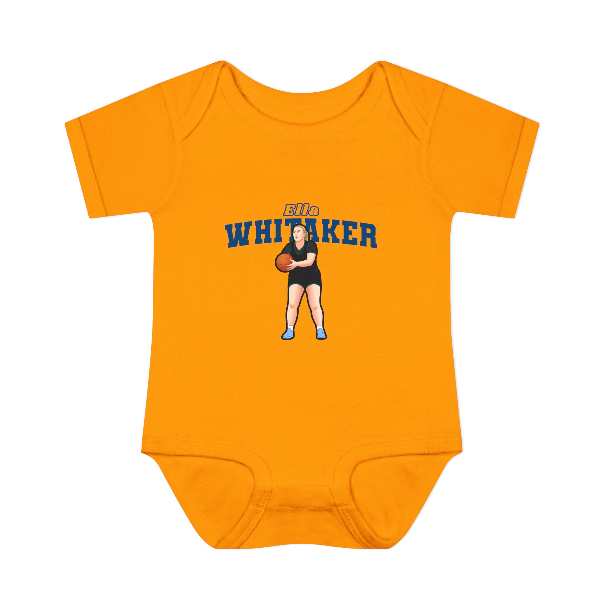 Baby Onesie — character_name_arch in Gold