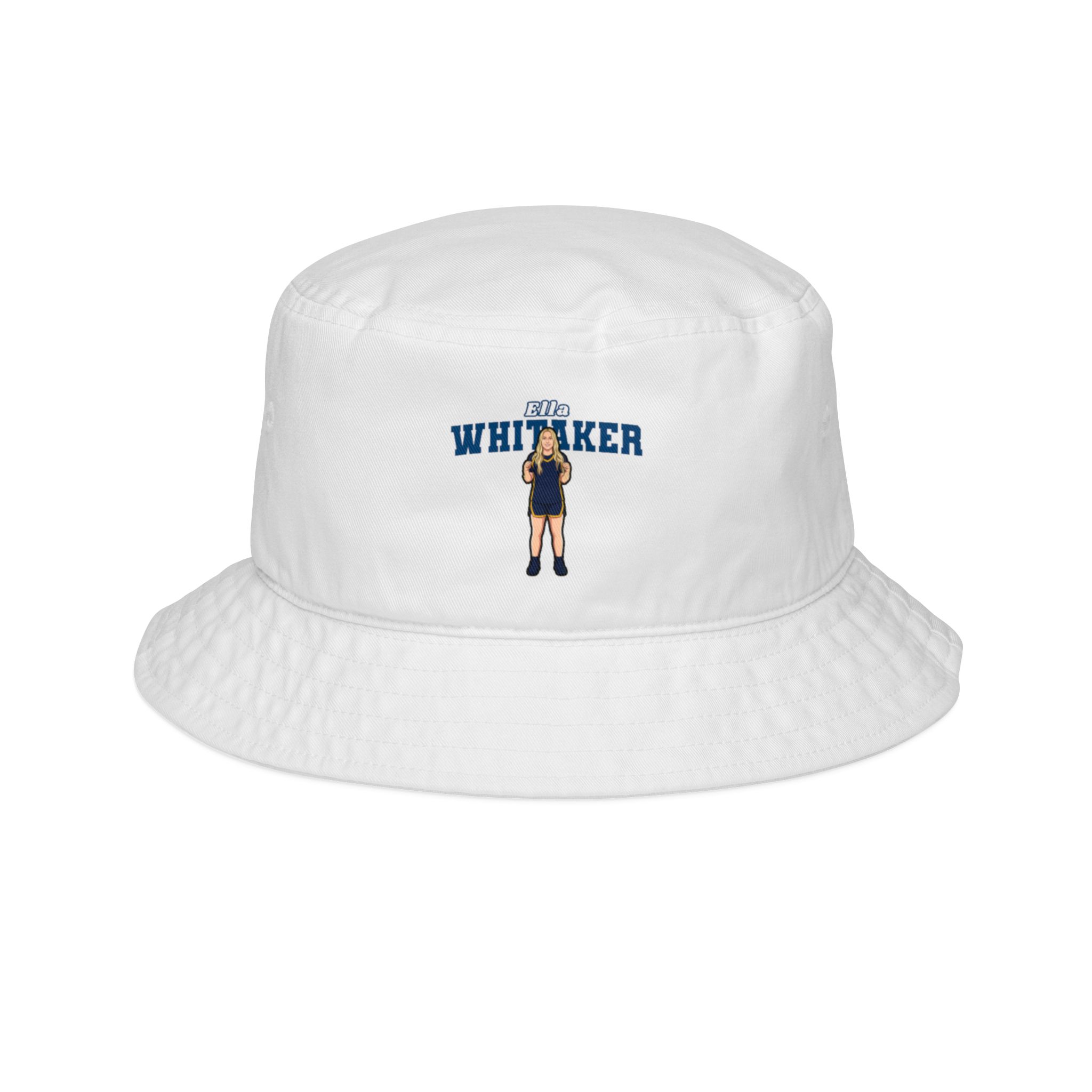 Bucket Hat — character_name_arch in White