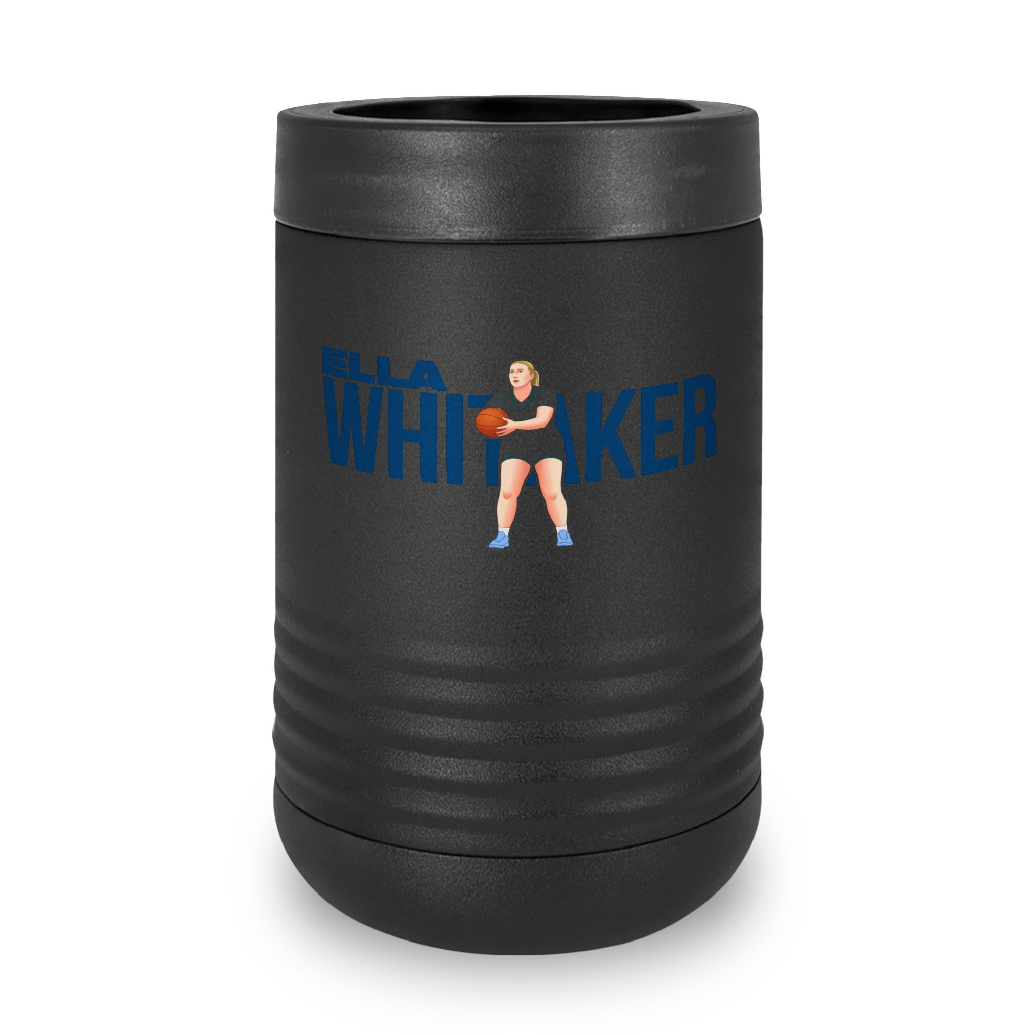 Stainless Can Cooler — character_player_name in Black