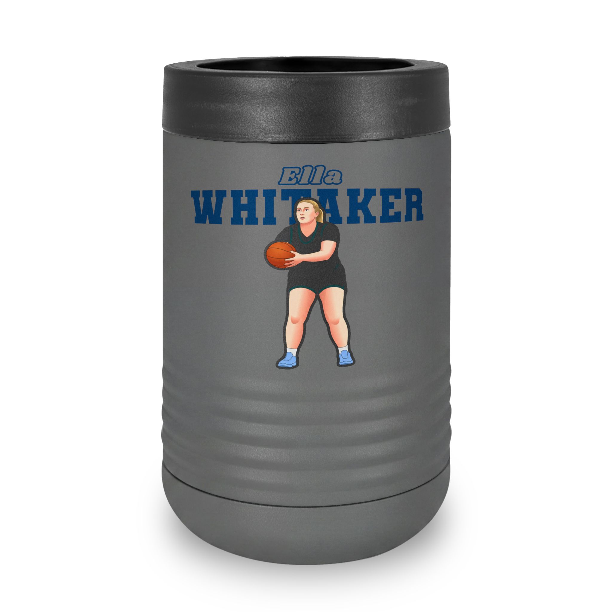 Stainless Can Cooler — character_name_arch in Grey