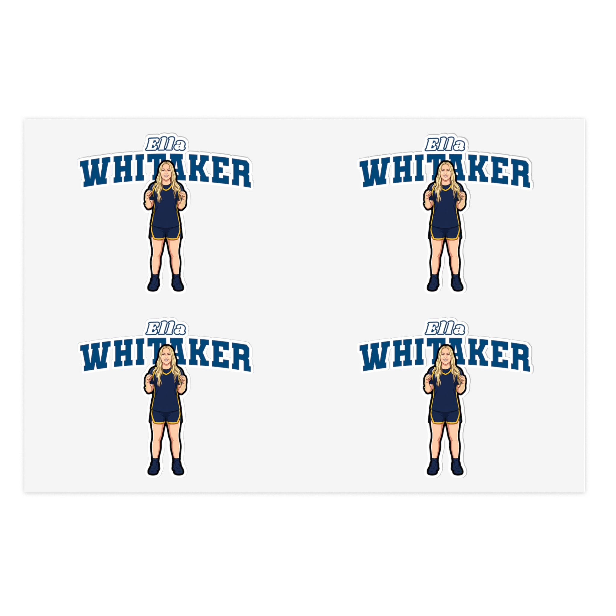 Sticker Sheet — character_name_arch in Classic