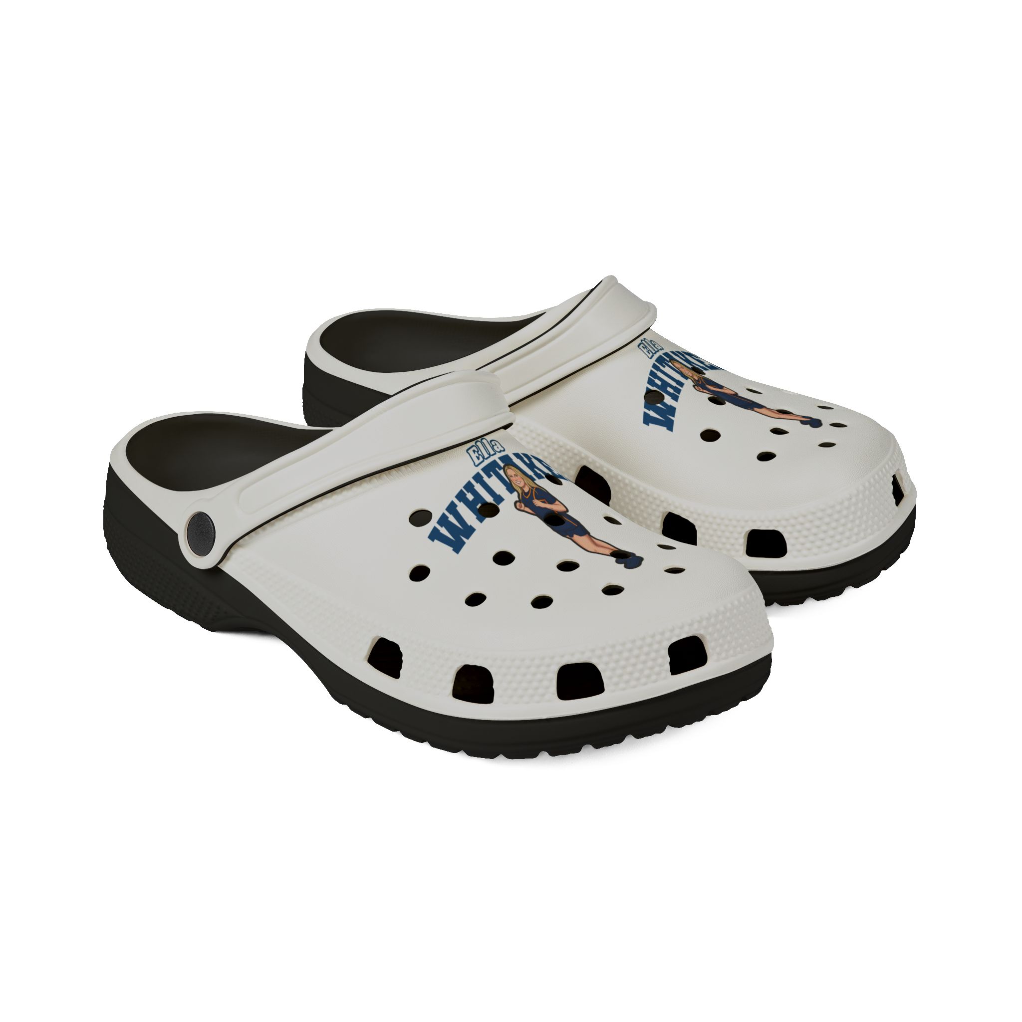Rubber Clogs — character_name_arch in Black