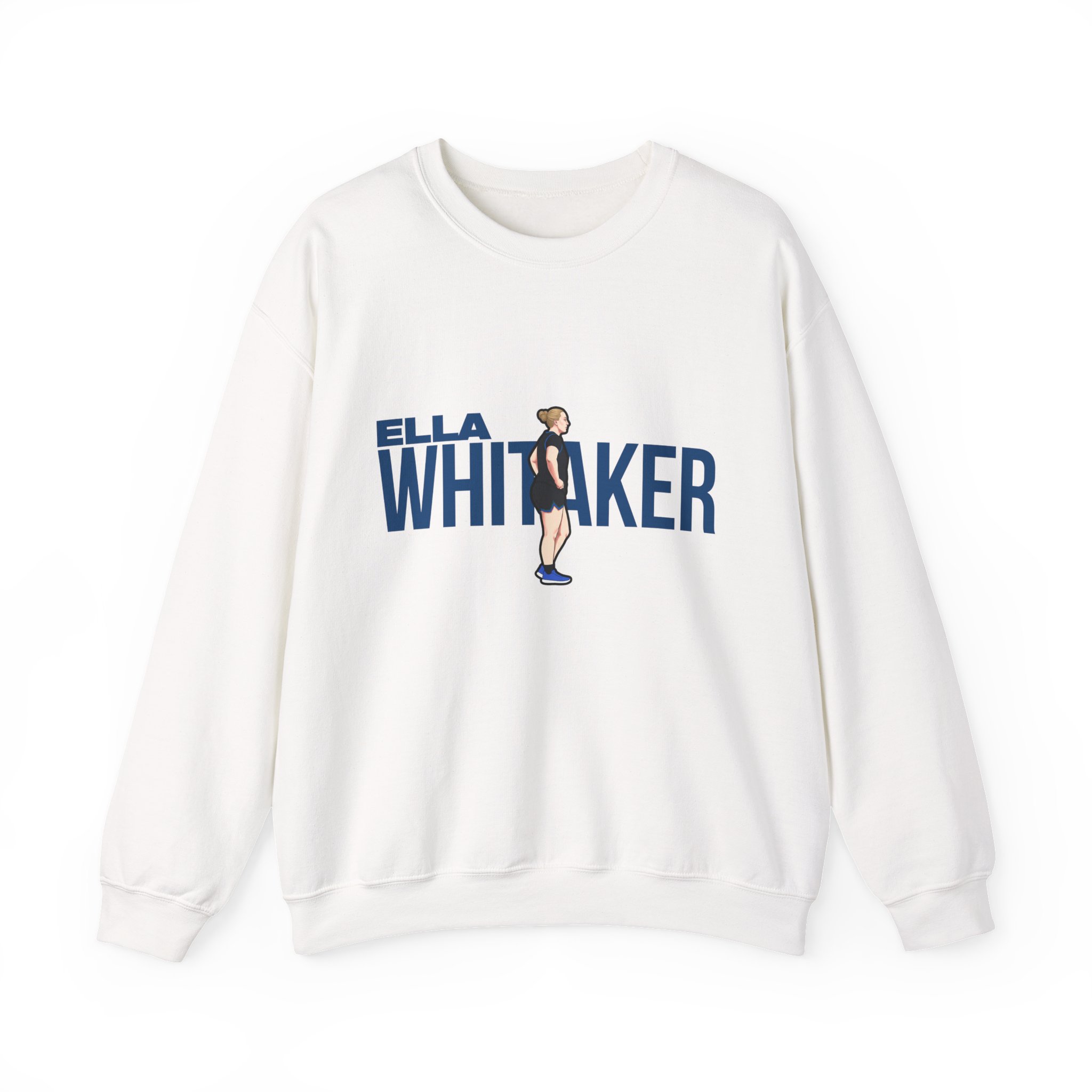Crewneck Sweatshirt — character_player_name in White