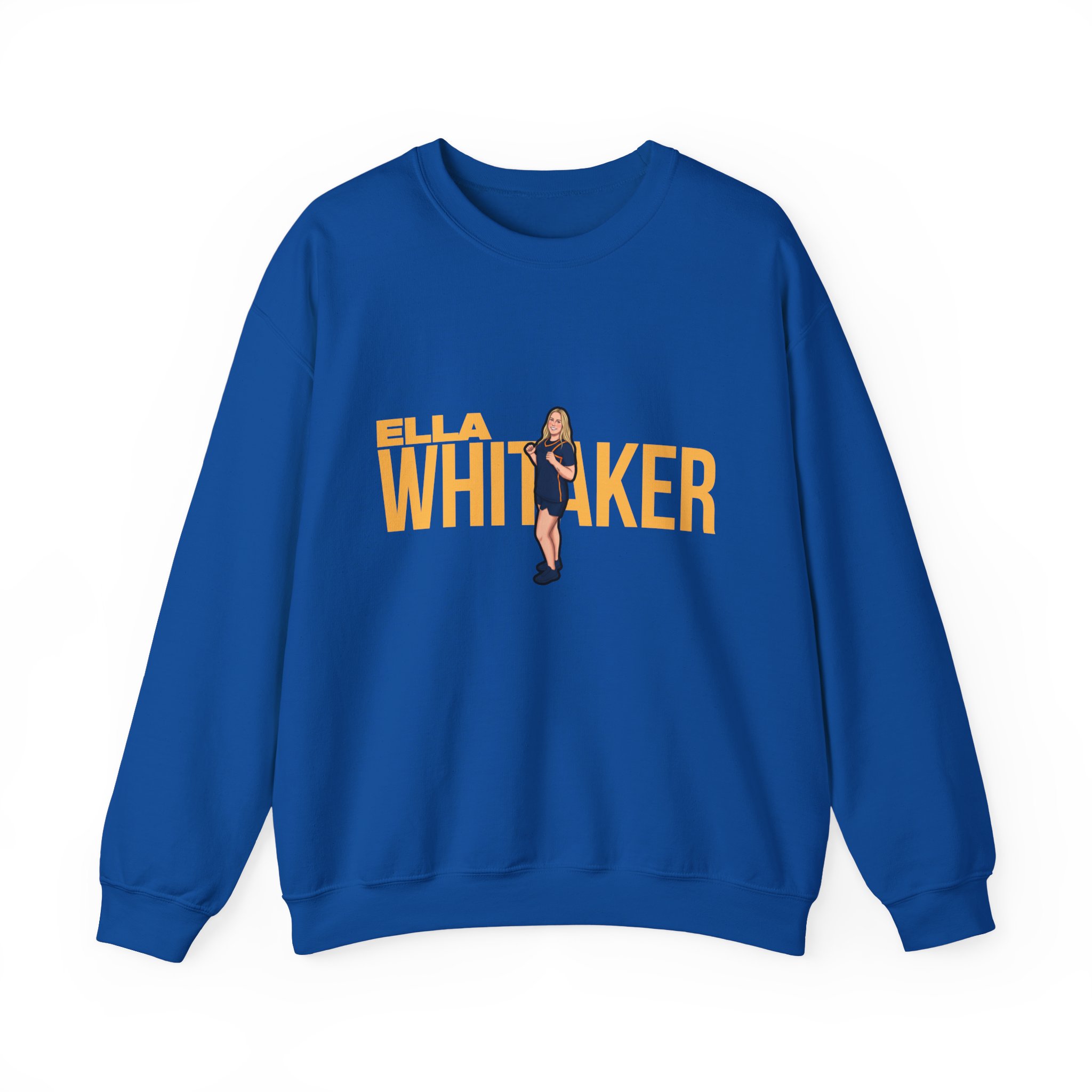 Crewneck Sweatshirt — character_player_name in Royal