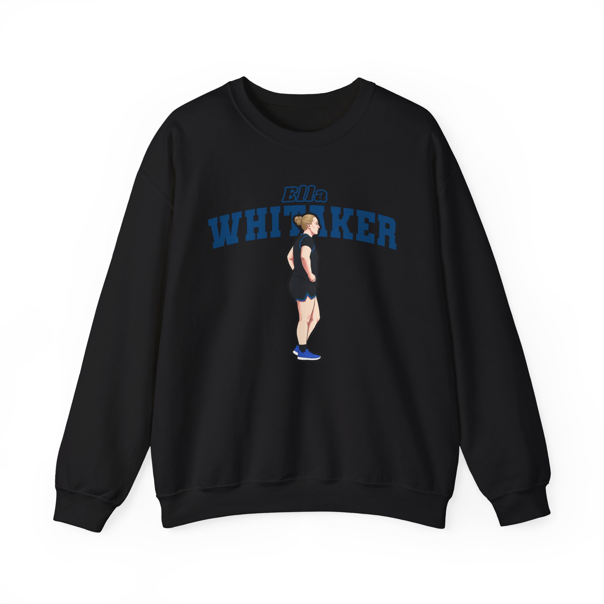 Crewneck Sweatshirt — character_name_arch in Black