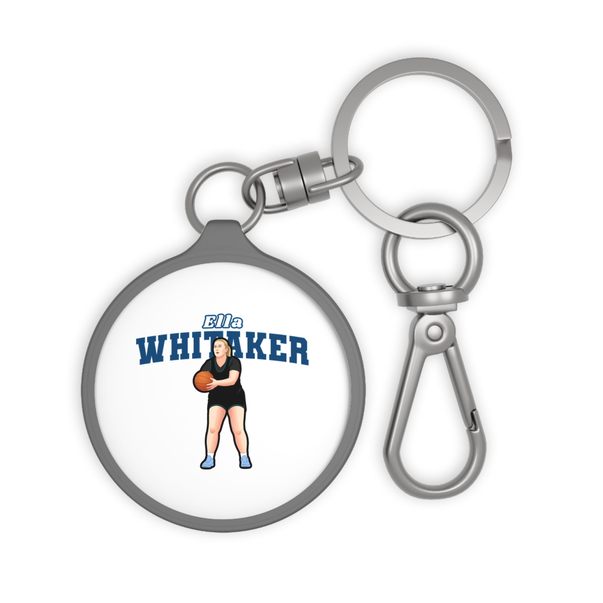 Keychain — character_name_arch in Grey